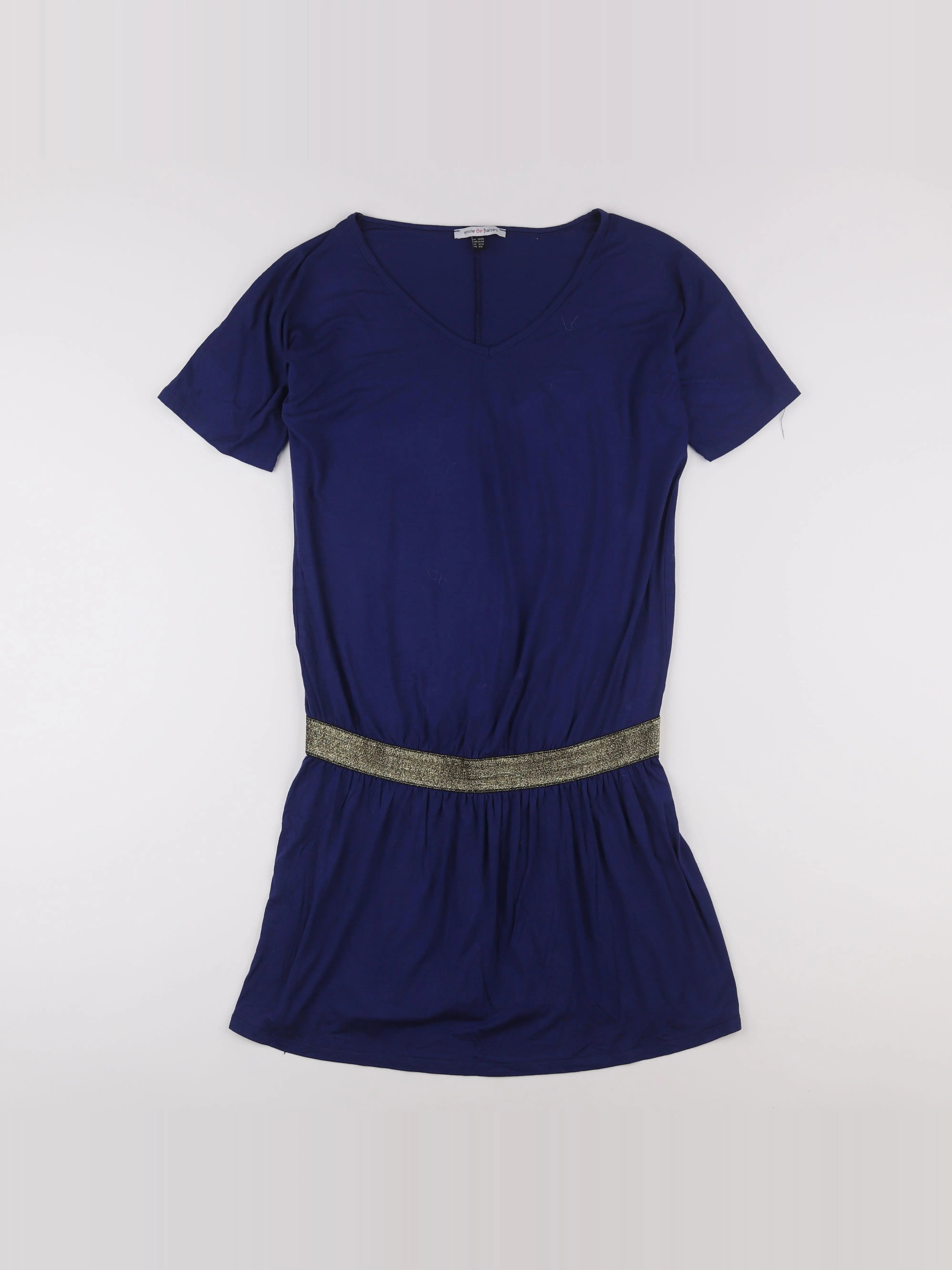 Envie de fraise - robe grossesse bleu - 38 à 40