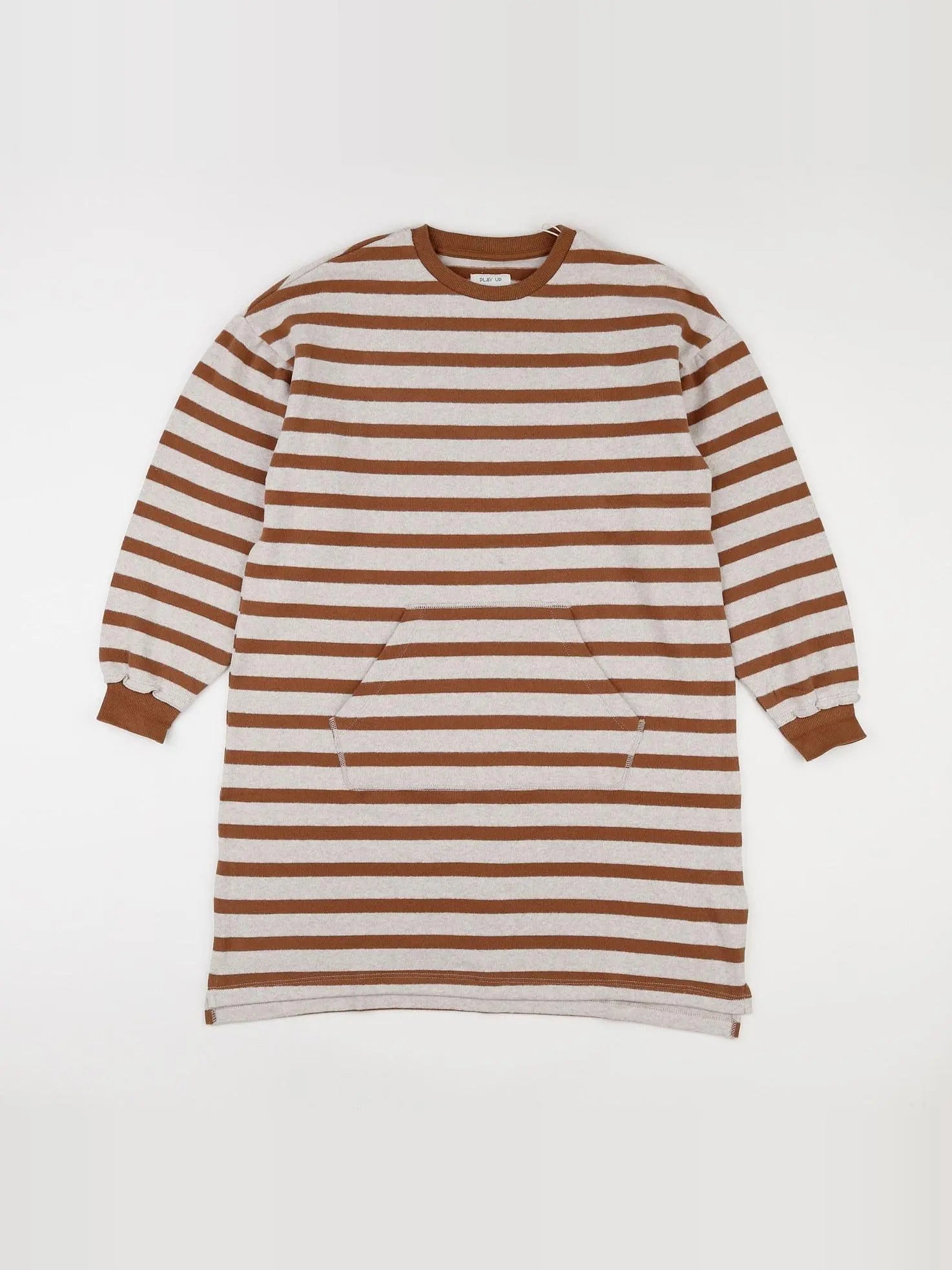 Play Up - robe marron, gris - 12 ans