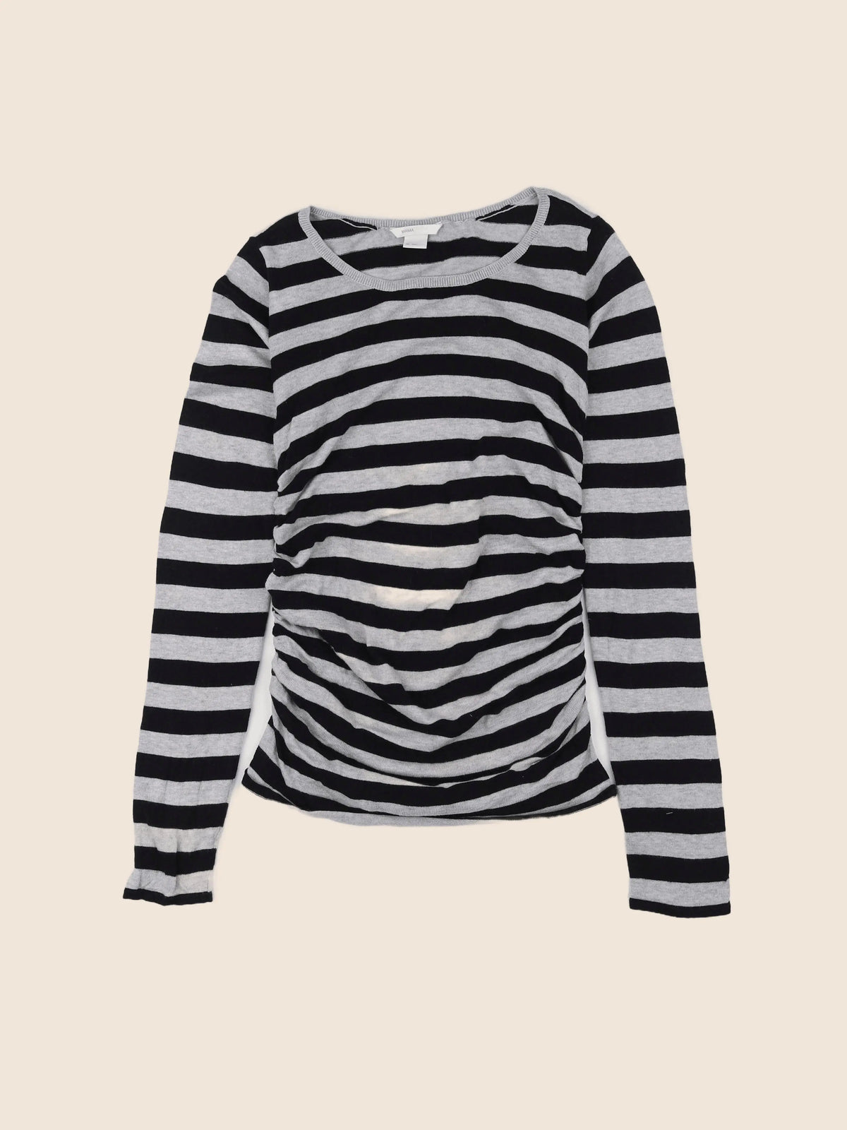 H&M - pull grossesse gris - 34