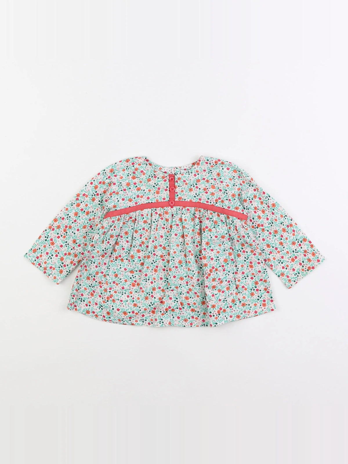 Vertbaudet - blouse multicolore - 6 mois