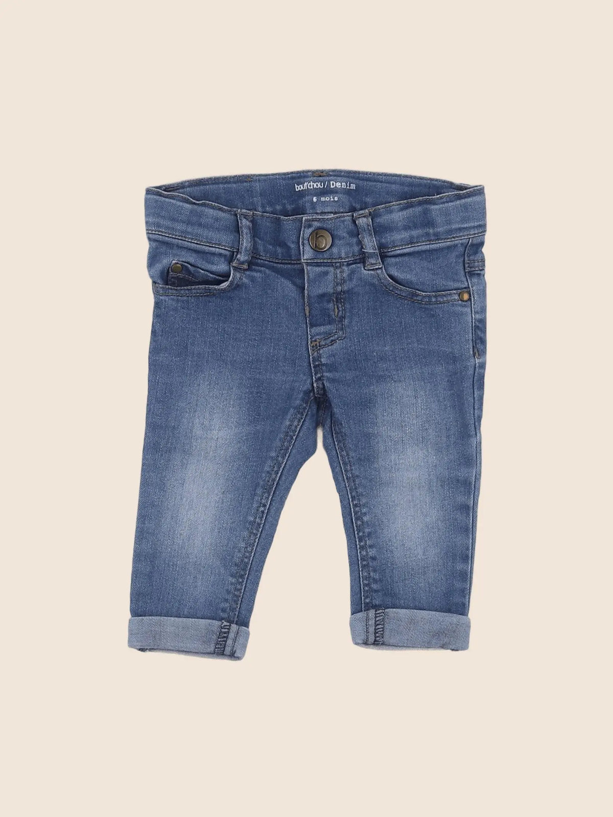 Boutchou - jean bleu - 6 mois