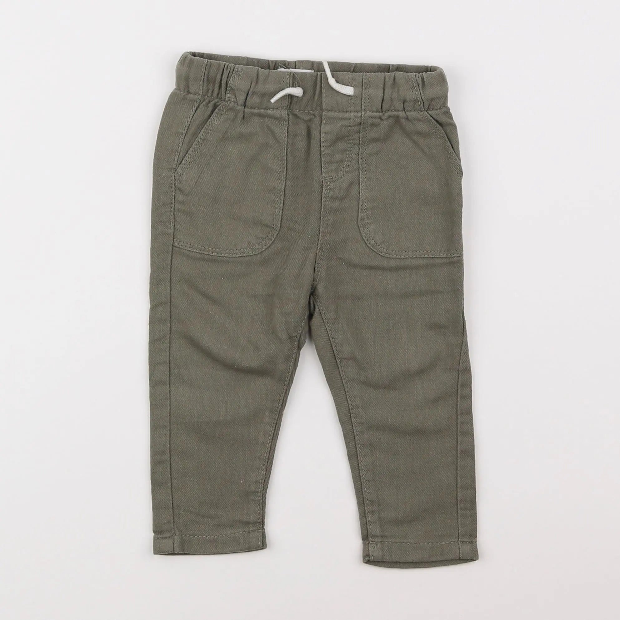 Vertbaudet - pantalon vert - 9 mois