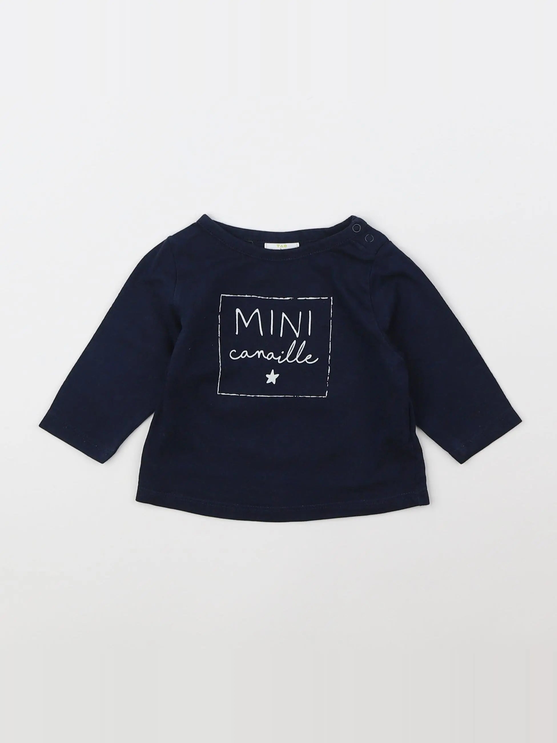 Tape à l'oeil - tee-shirt bleu - 3 mois