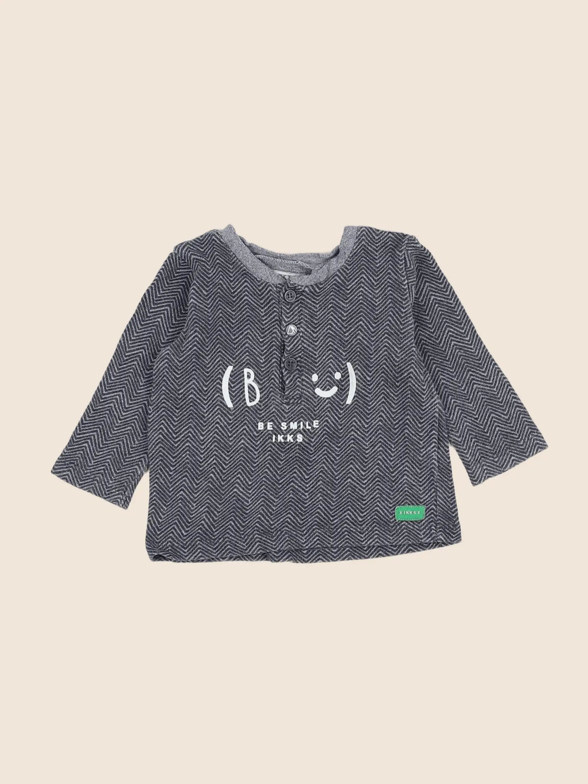IKKS - tee-shirt gris - 3 mois