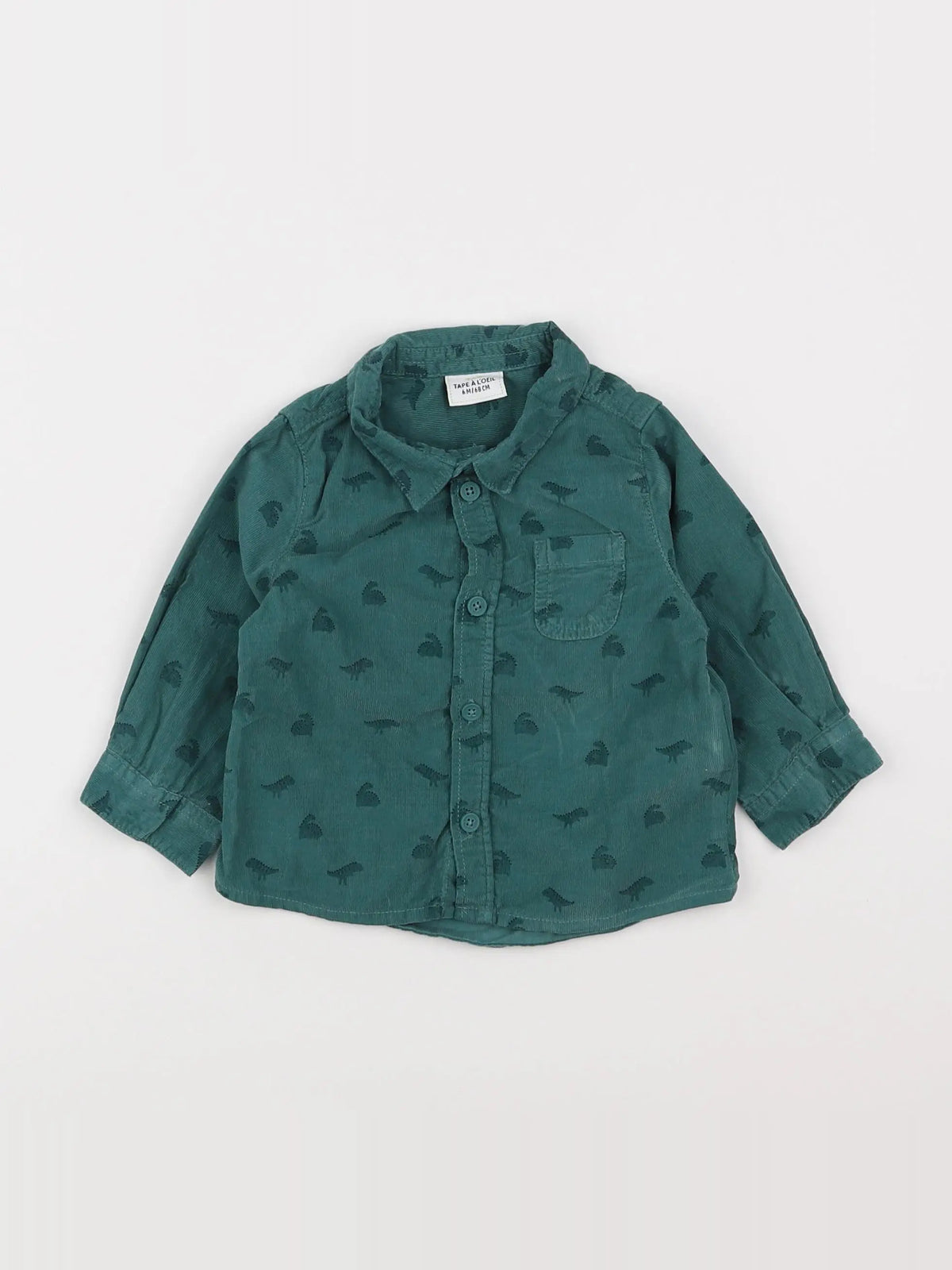 Tape à l'oeil - chemise bleu - 6 mois