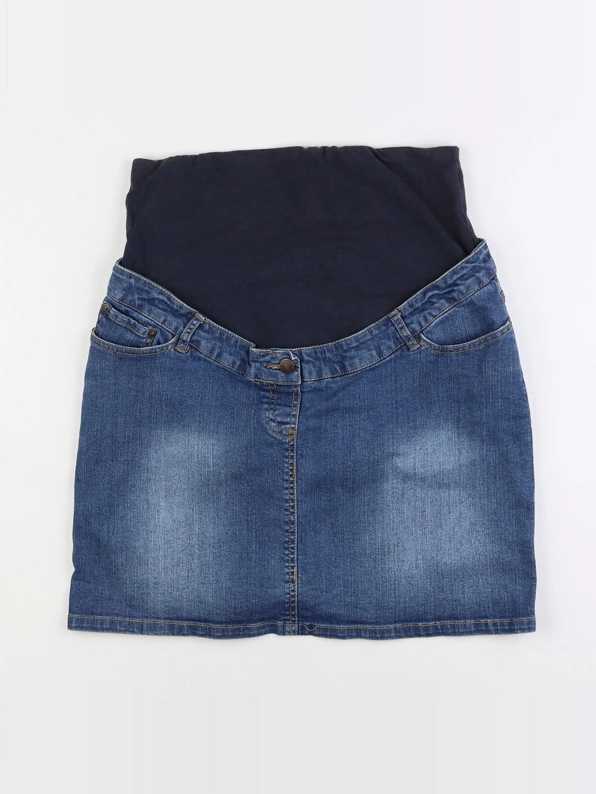 Vertbaudet - jupe grossesse bleu - 40