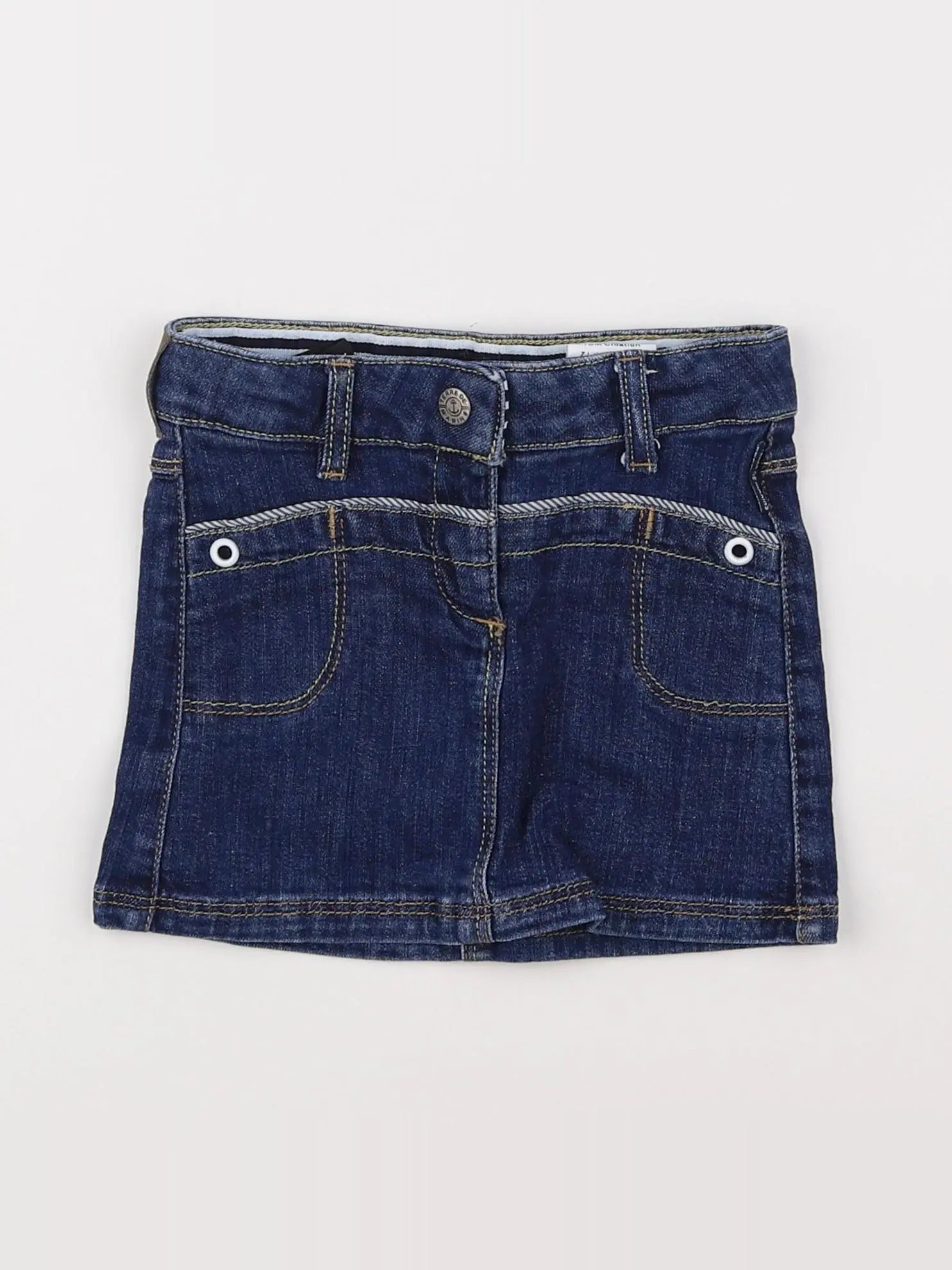 Terre de marins - jupe bleu - 2 ans