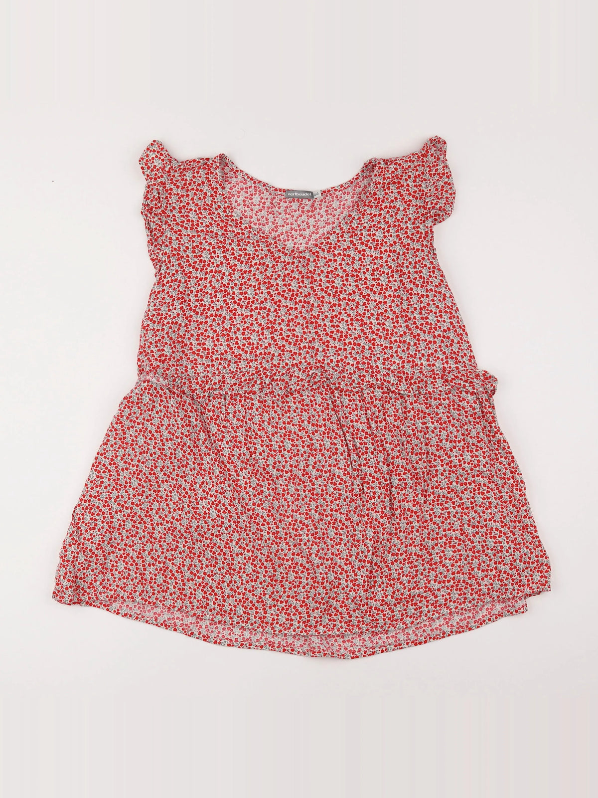 Vertbaudet - blouse grossesse rouge - 44
