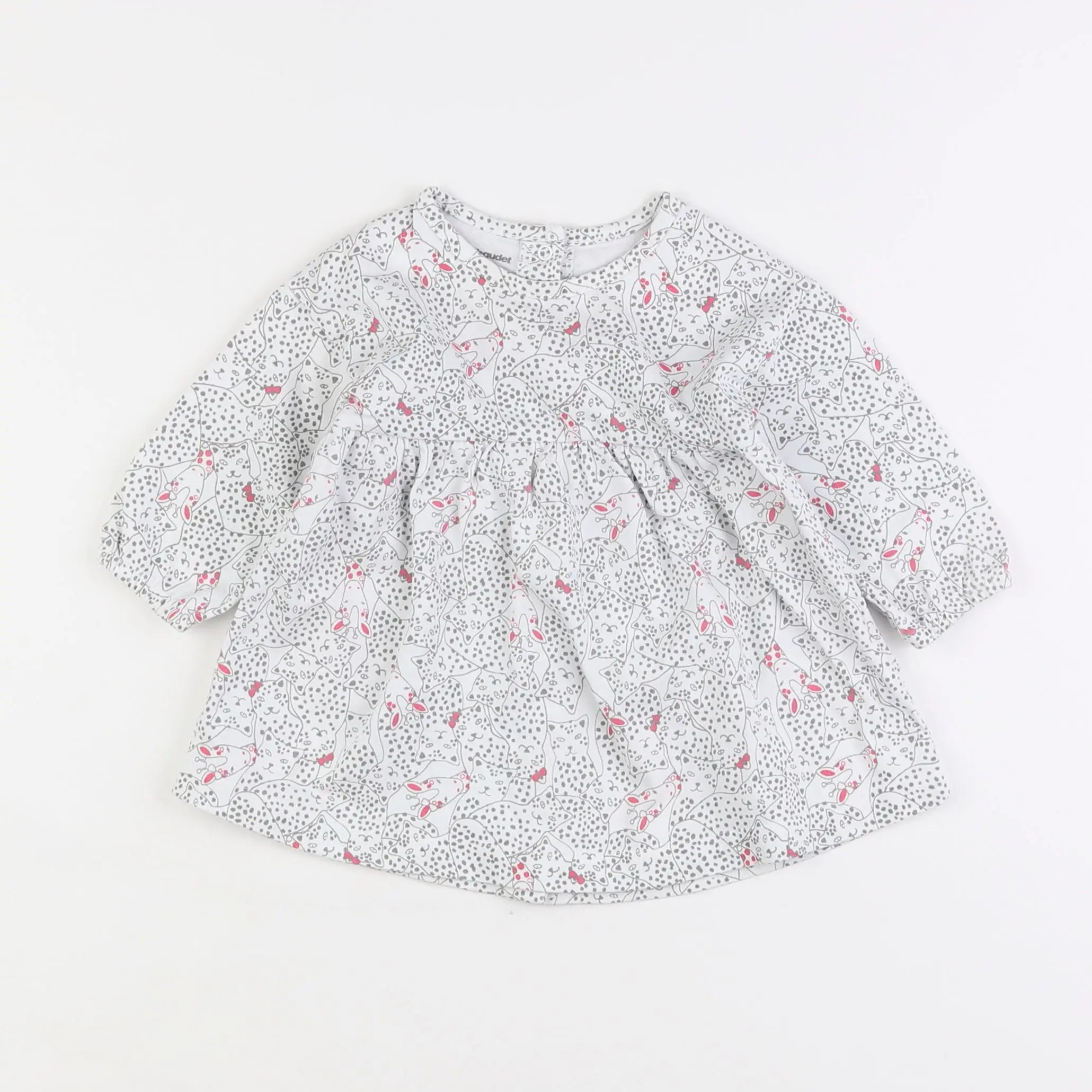 Vertbaudet - robe multicolore - 6 mois