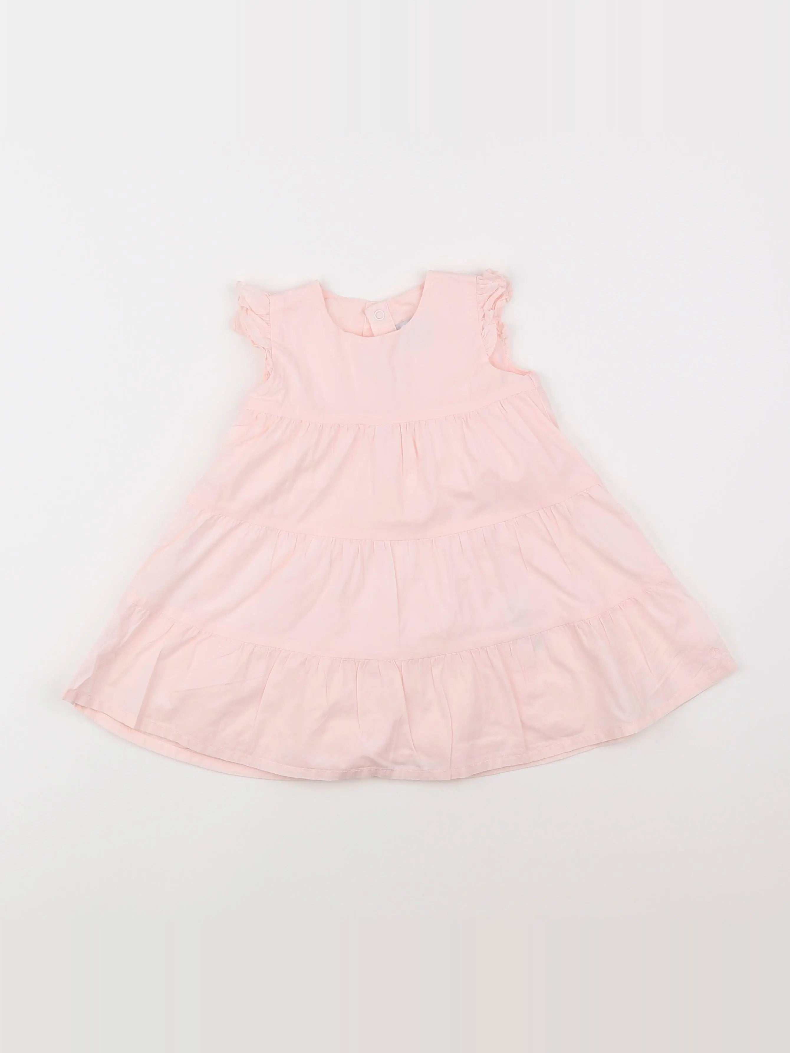 Petit Bateau - robe rose - 18 mois