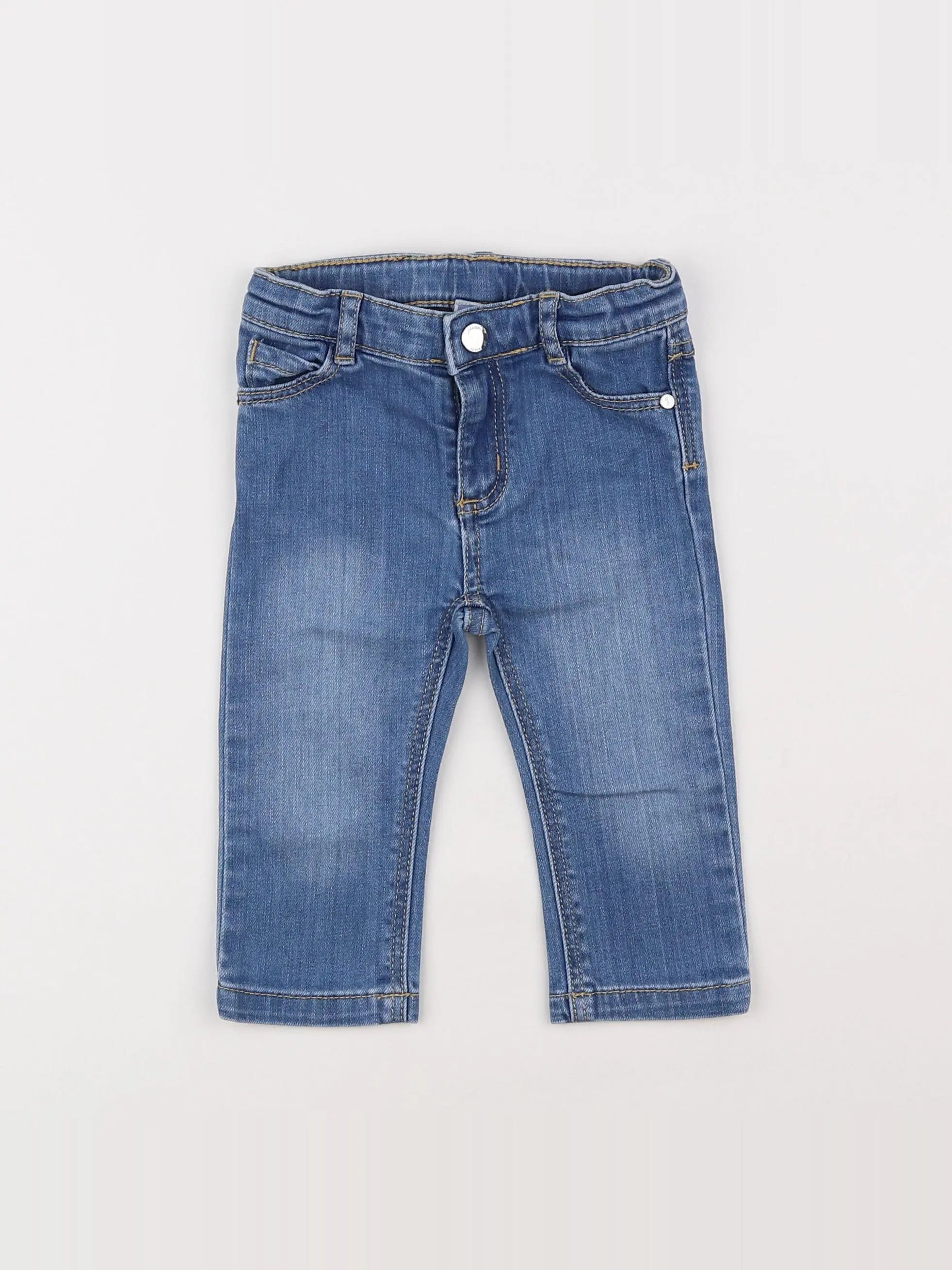 Jacadi - jean bleu - 12 mois