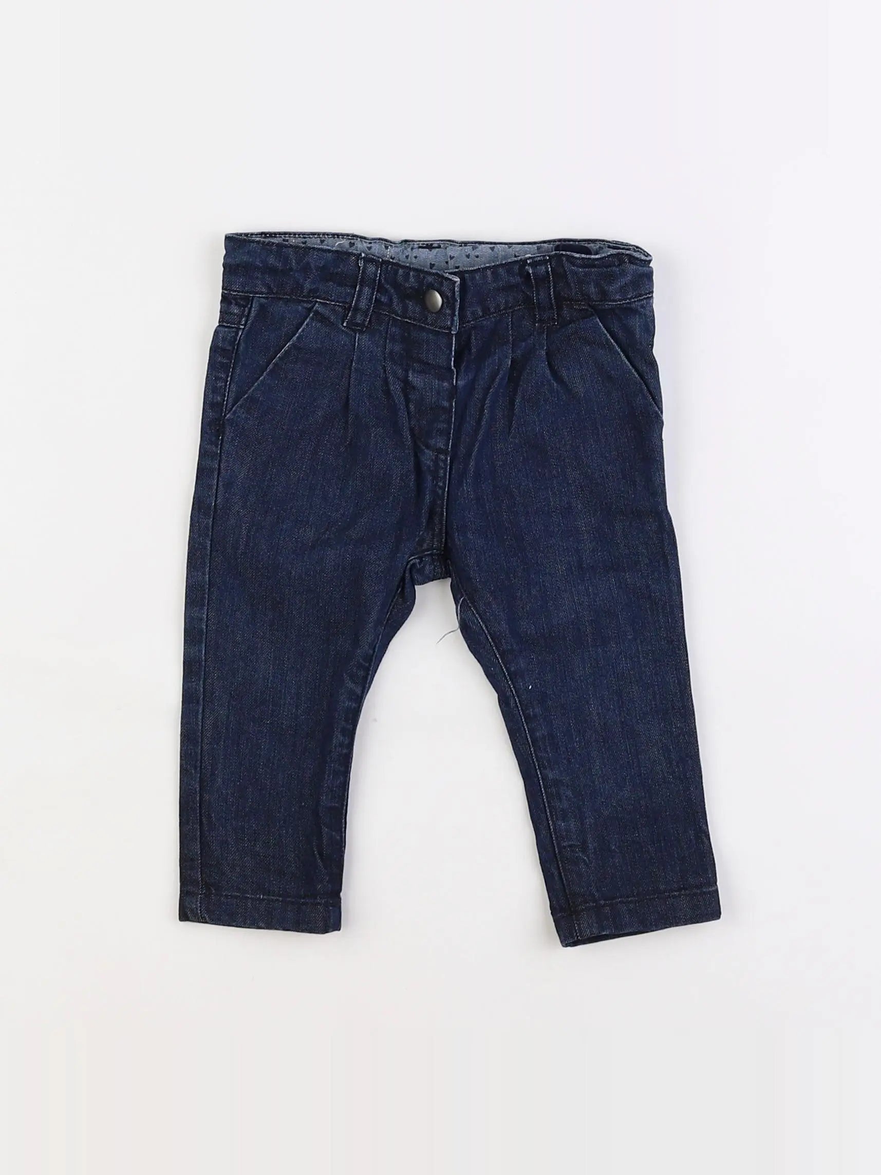 Boutchou - pantalon bleu - 6 mois