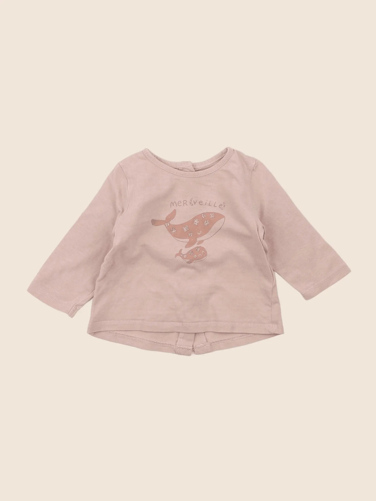 Vertbaudet - tee-shirt rose - 3 mois