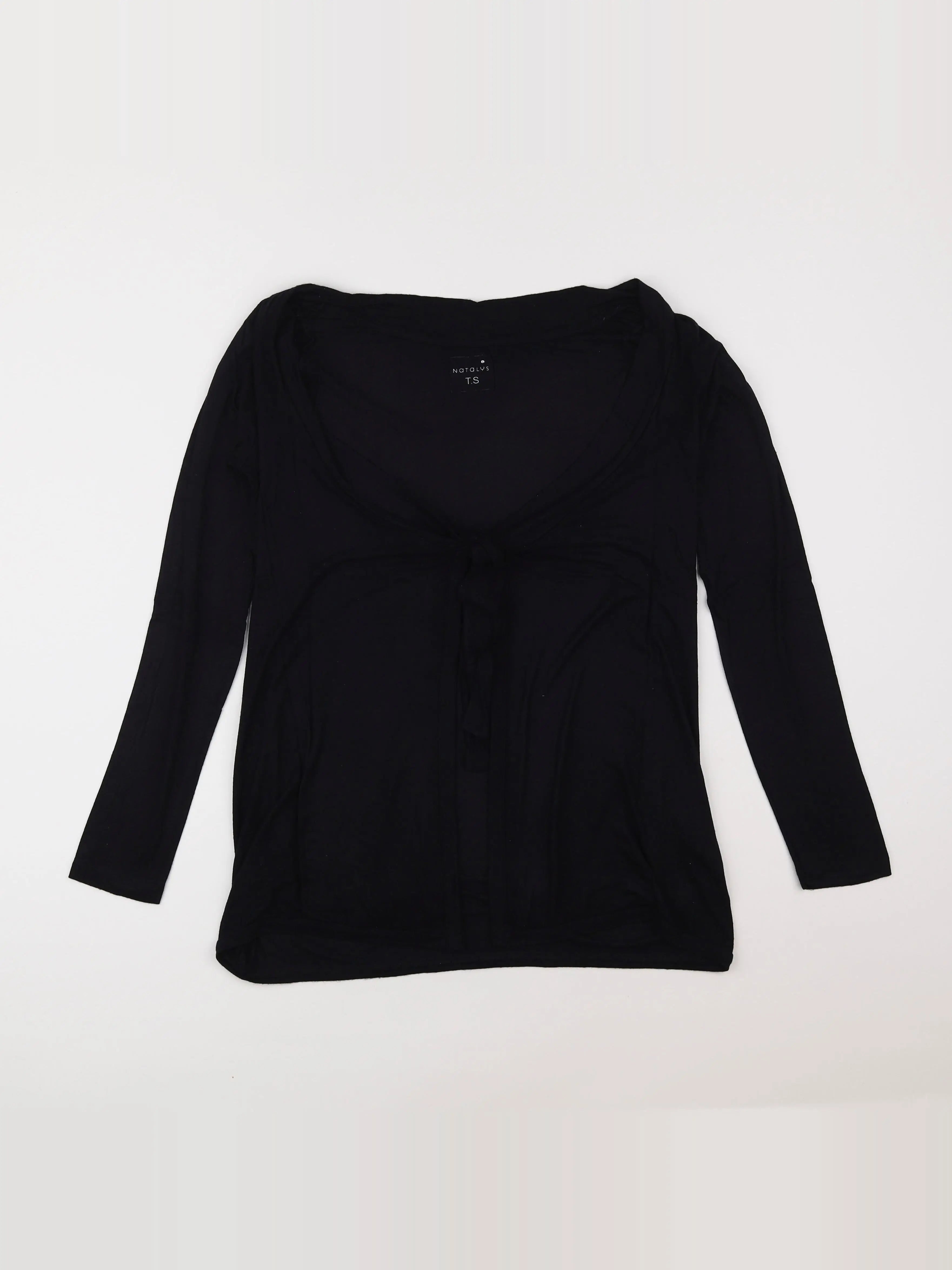 Natalys maternité - blouse grossesse noir - 36 à 38