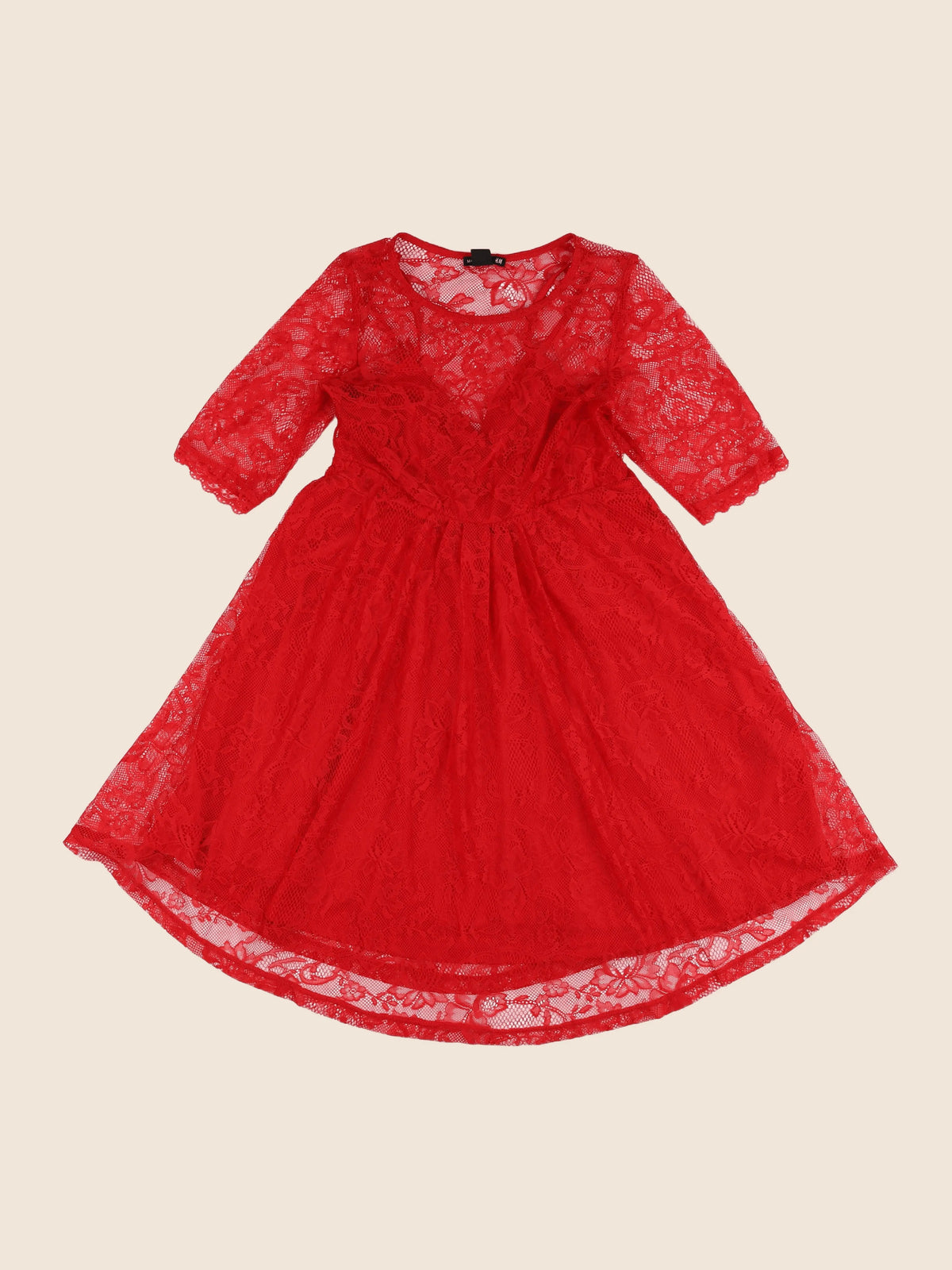 H&M - robe grossesse rouge - 36 à 38