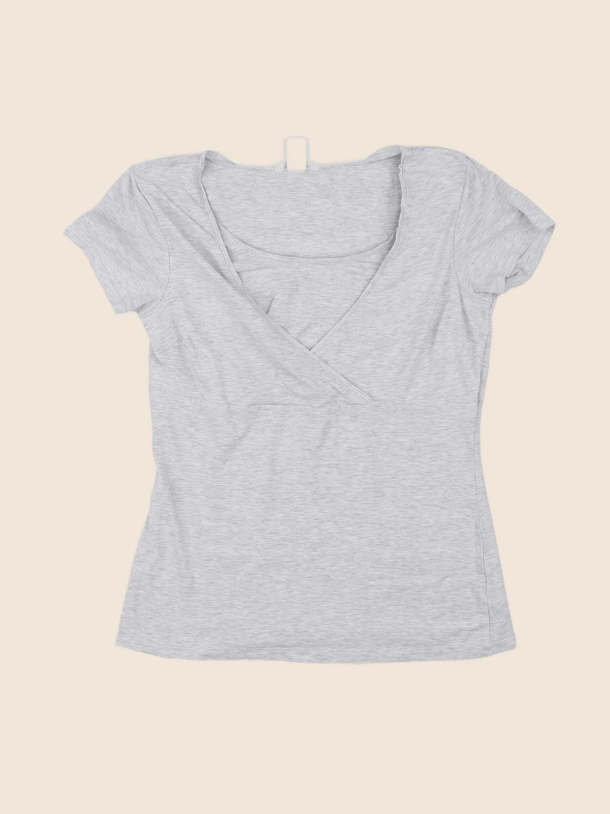H&M - tee-shirt grossesse gris - 38