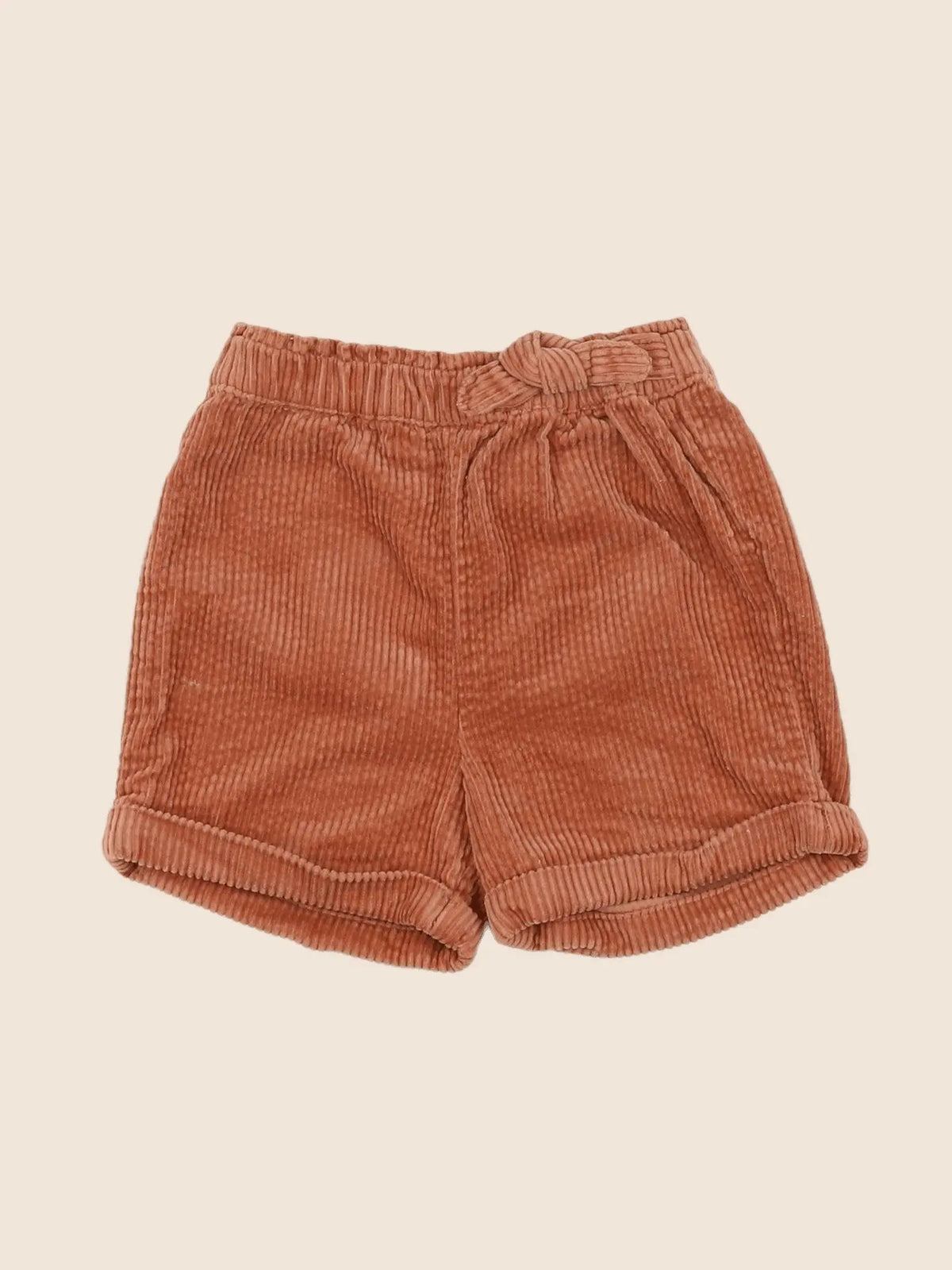 Vertbaudet - short marron - 12 mois