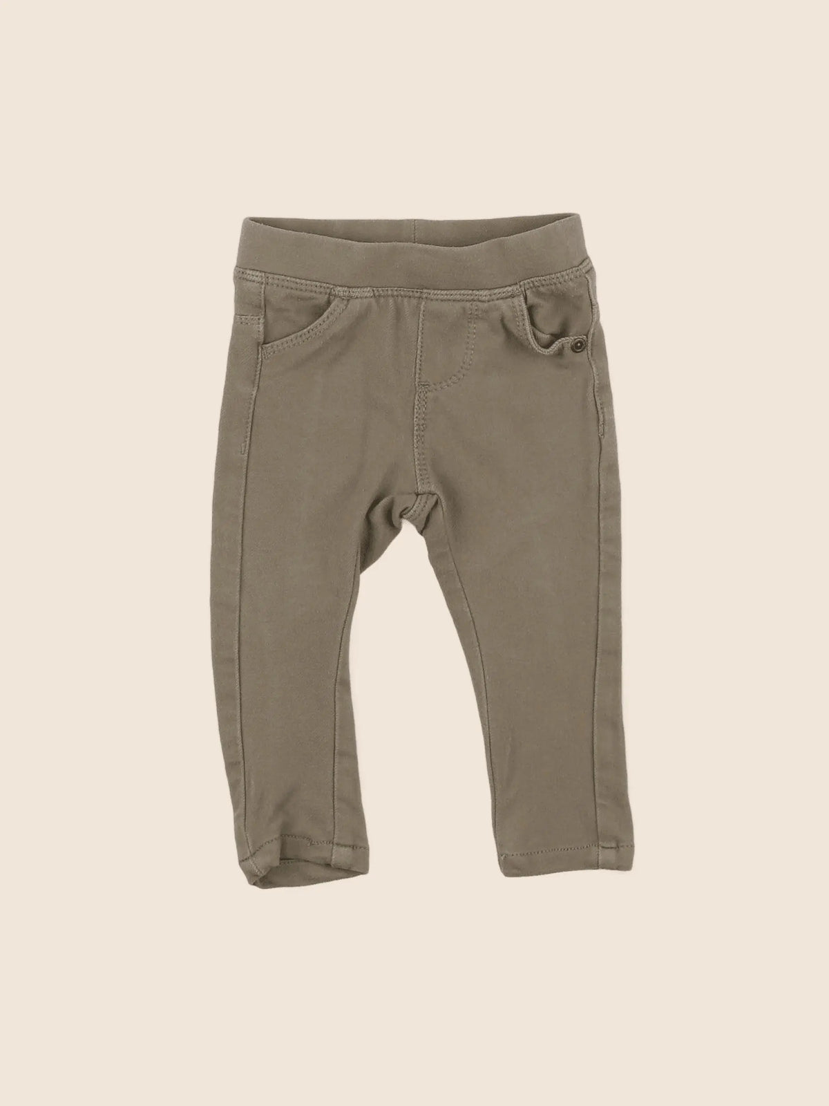 Vertbaudet - jegging vert - 6 mois