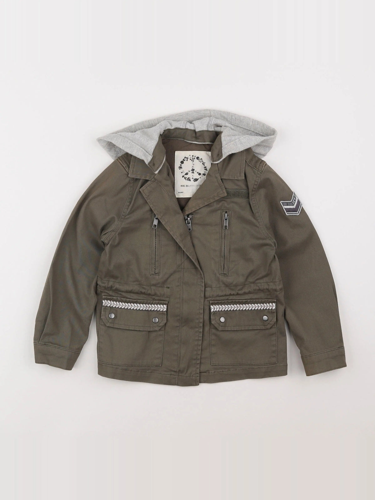 IKKS - veste imprimé au dos vert - 4 ans