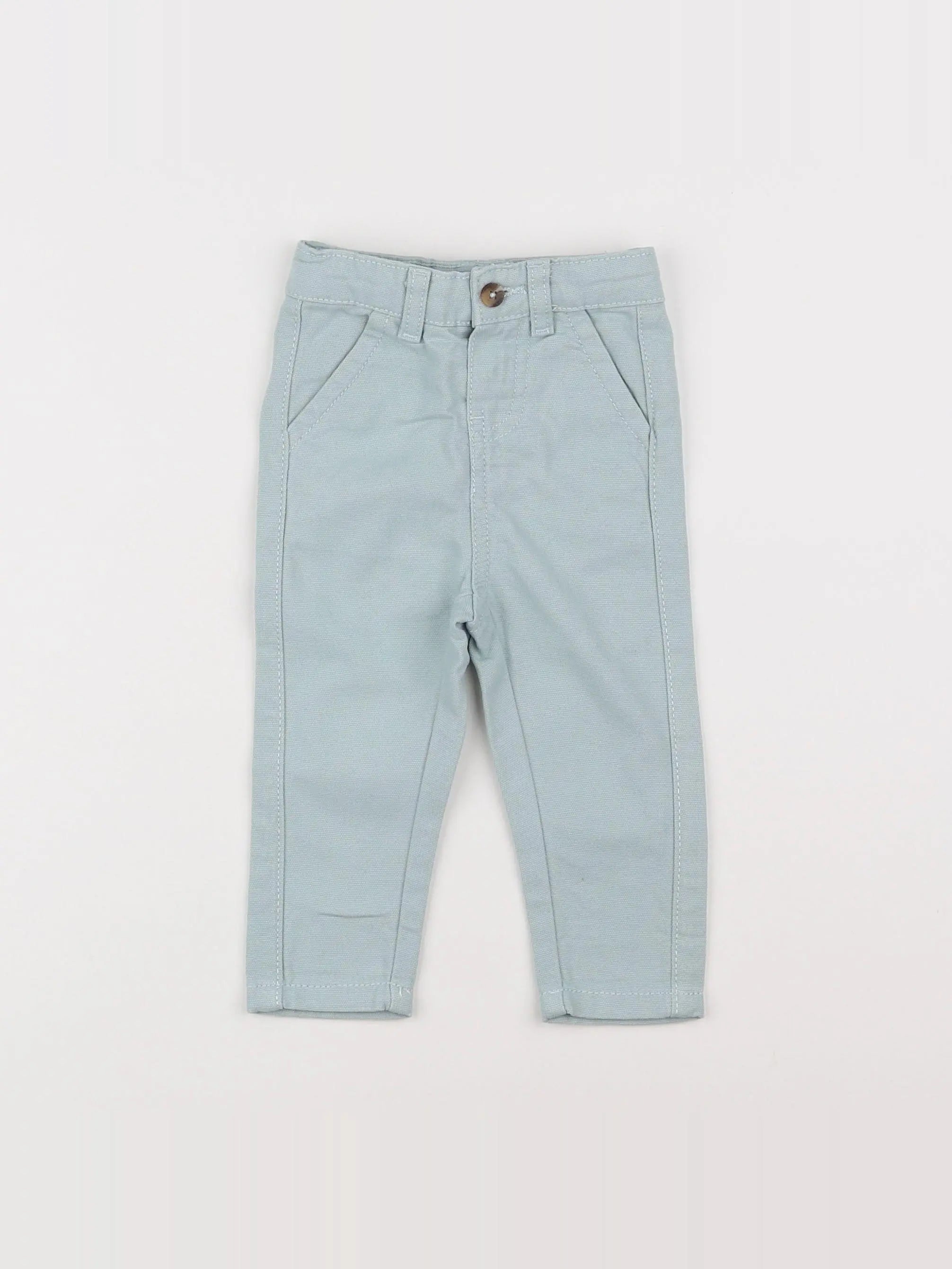 Vertbaudet - pantalon vert - 3 mois