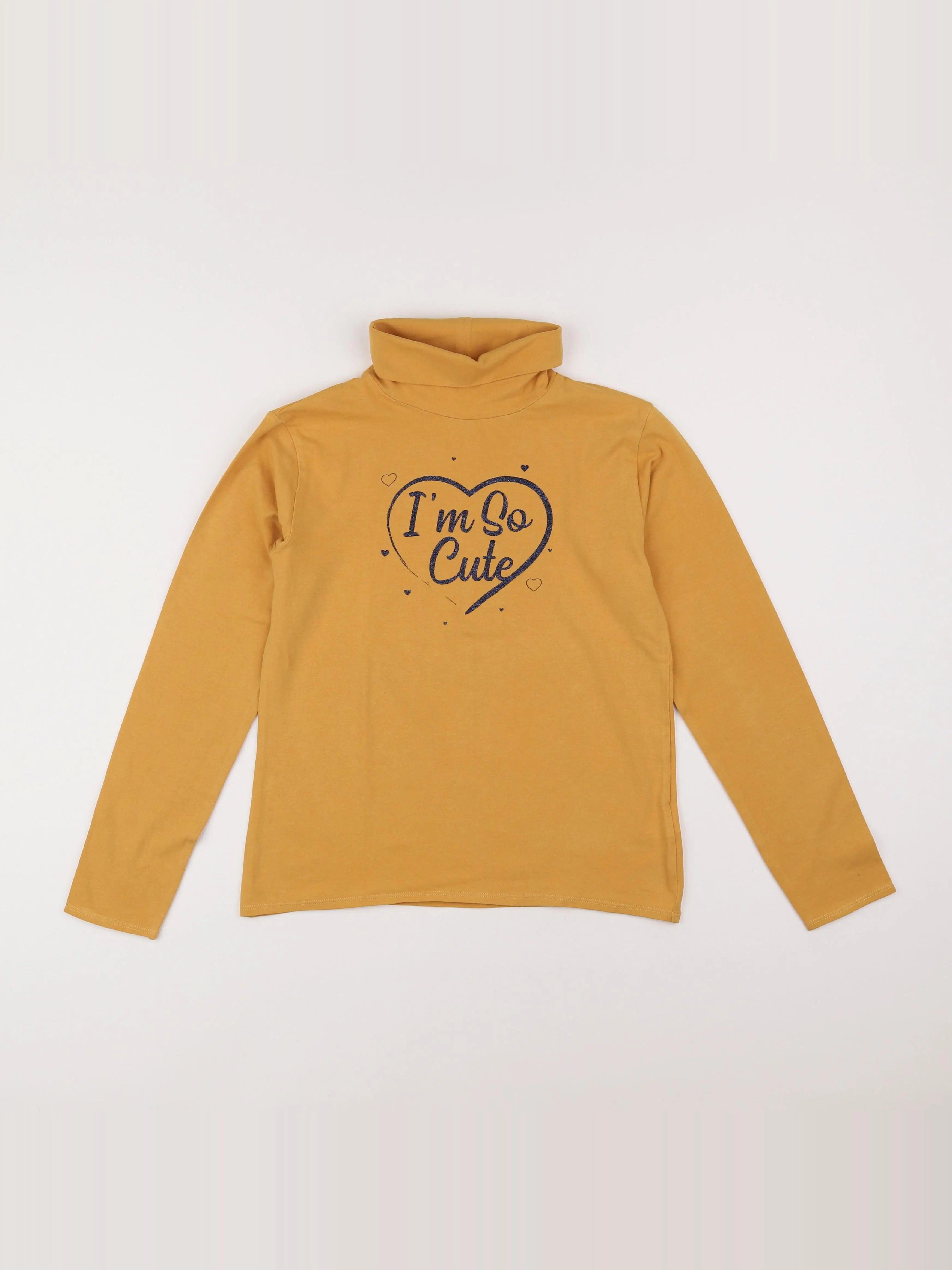 Vertbaudet - tee-shirt jaune - 12 ans