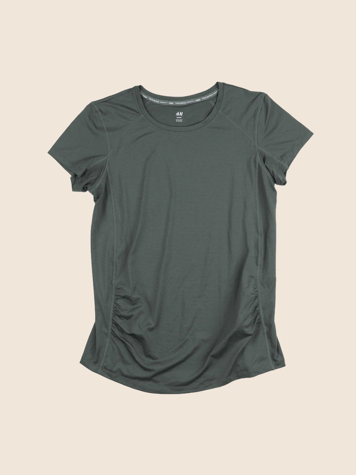 H&M - tee-shirt grossesse vert - 40 à 42