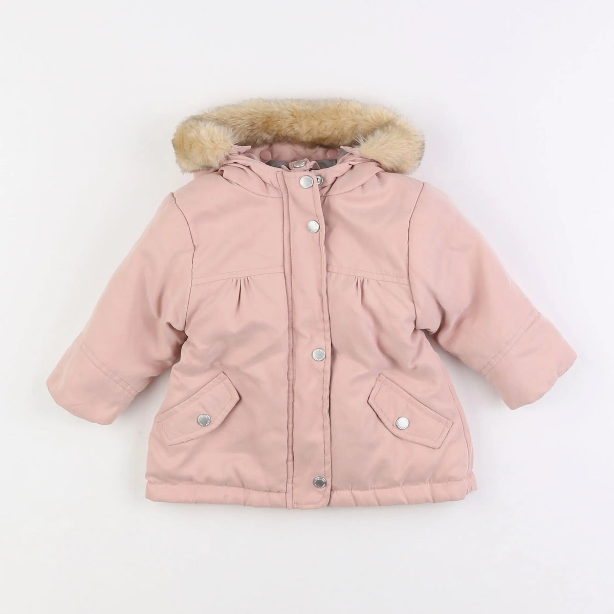 Vertbaudet - parka rose - 6 mois