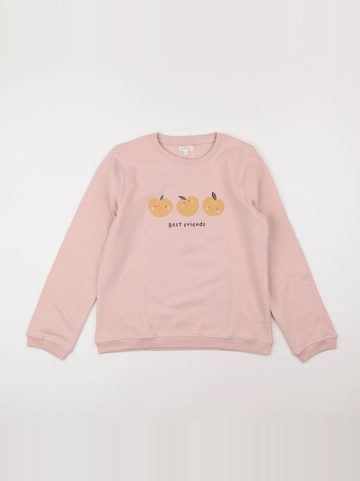 Vertbaudet - sweat rose - 14 ans