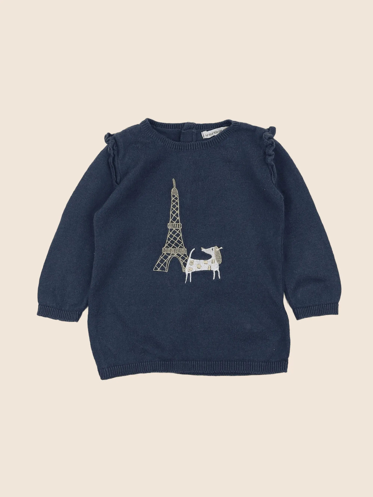 Vertbaudet - robe bleu - 6 mois