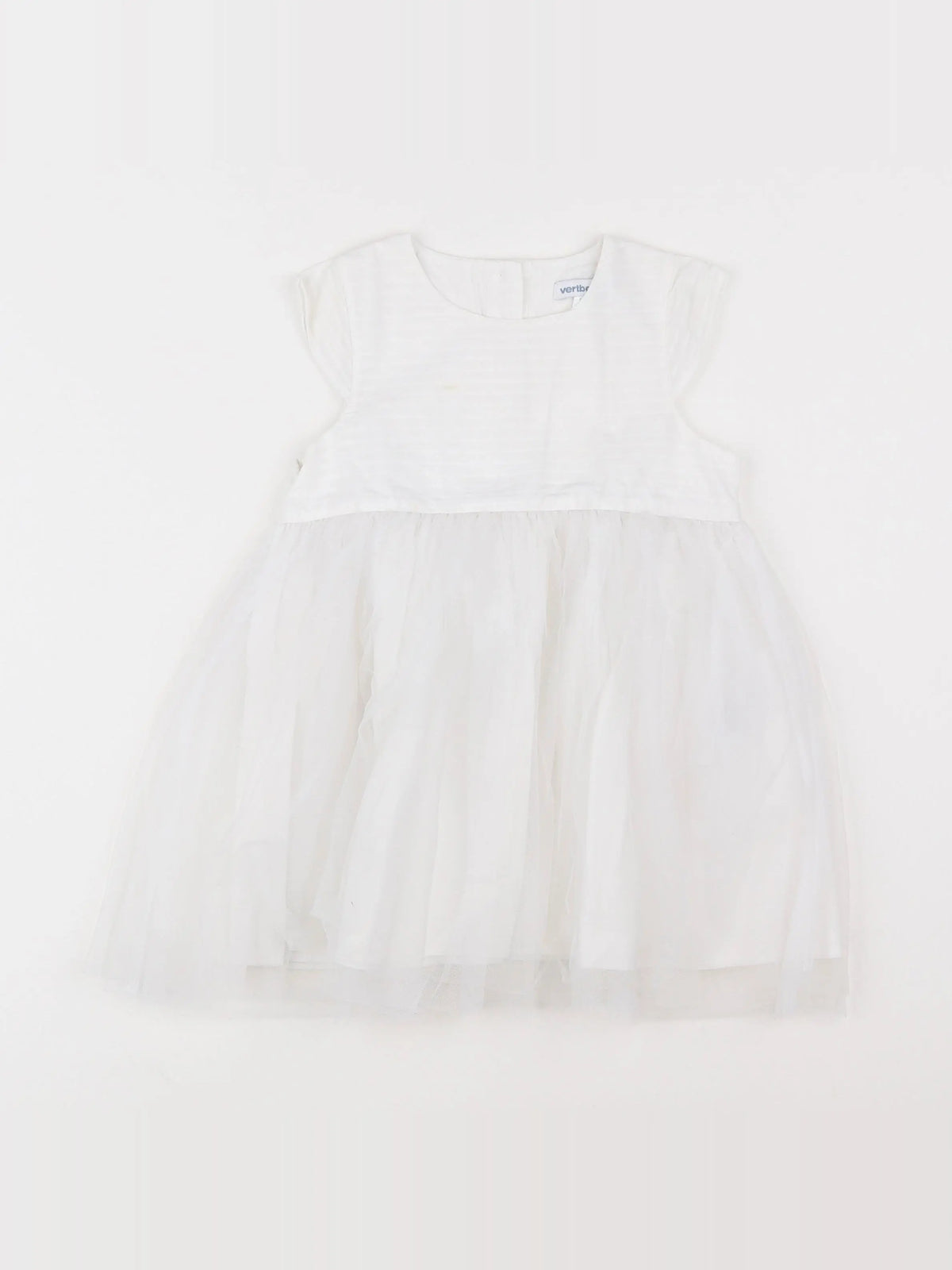 Vertbaudet - robe blanc - 3 ans