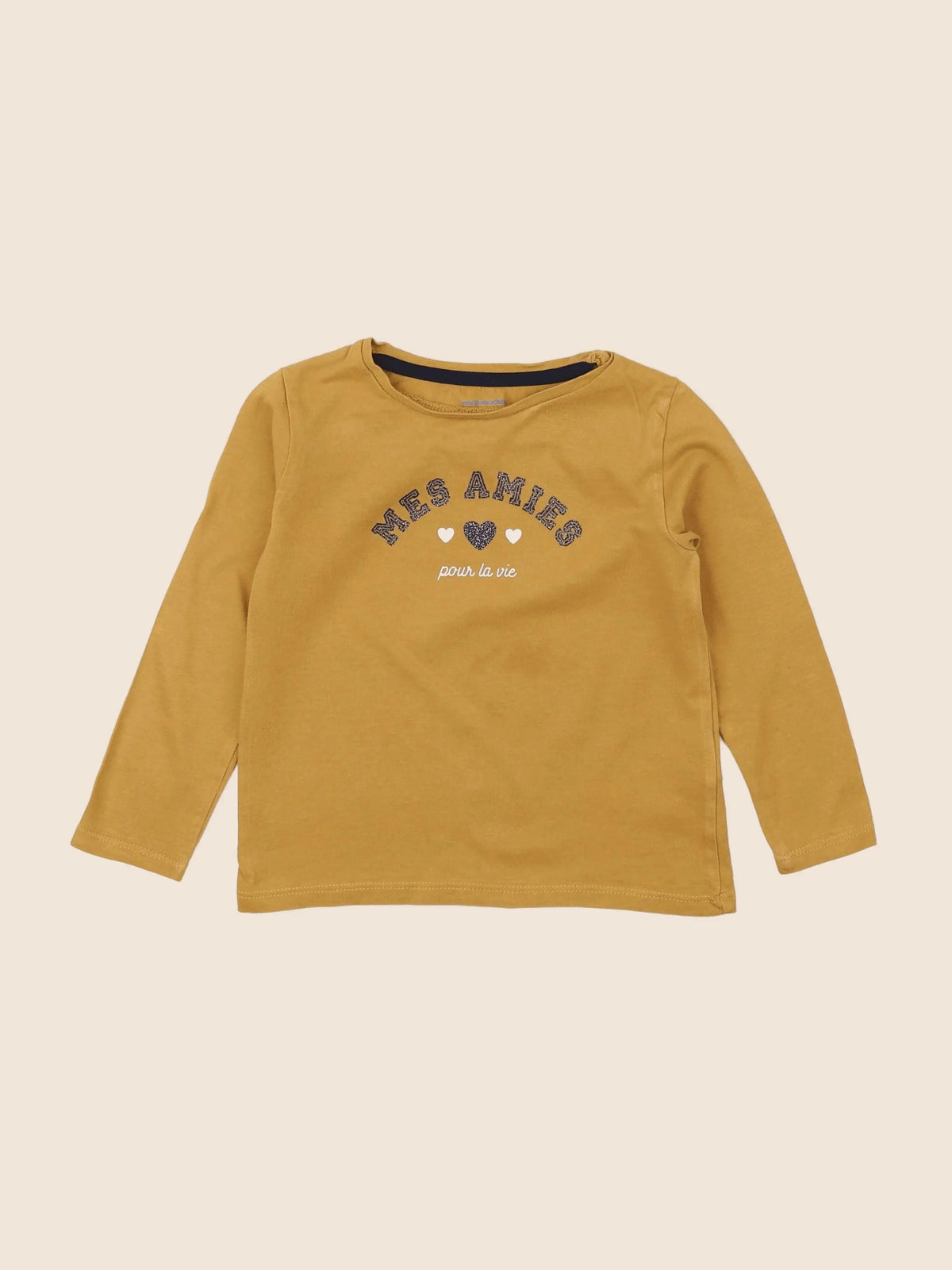 Vertbaudet - tee-shirt jaune - 3 ans