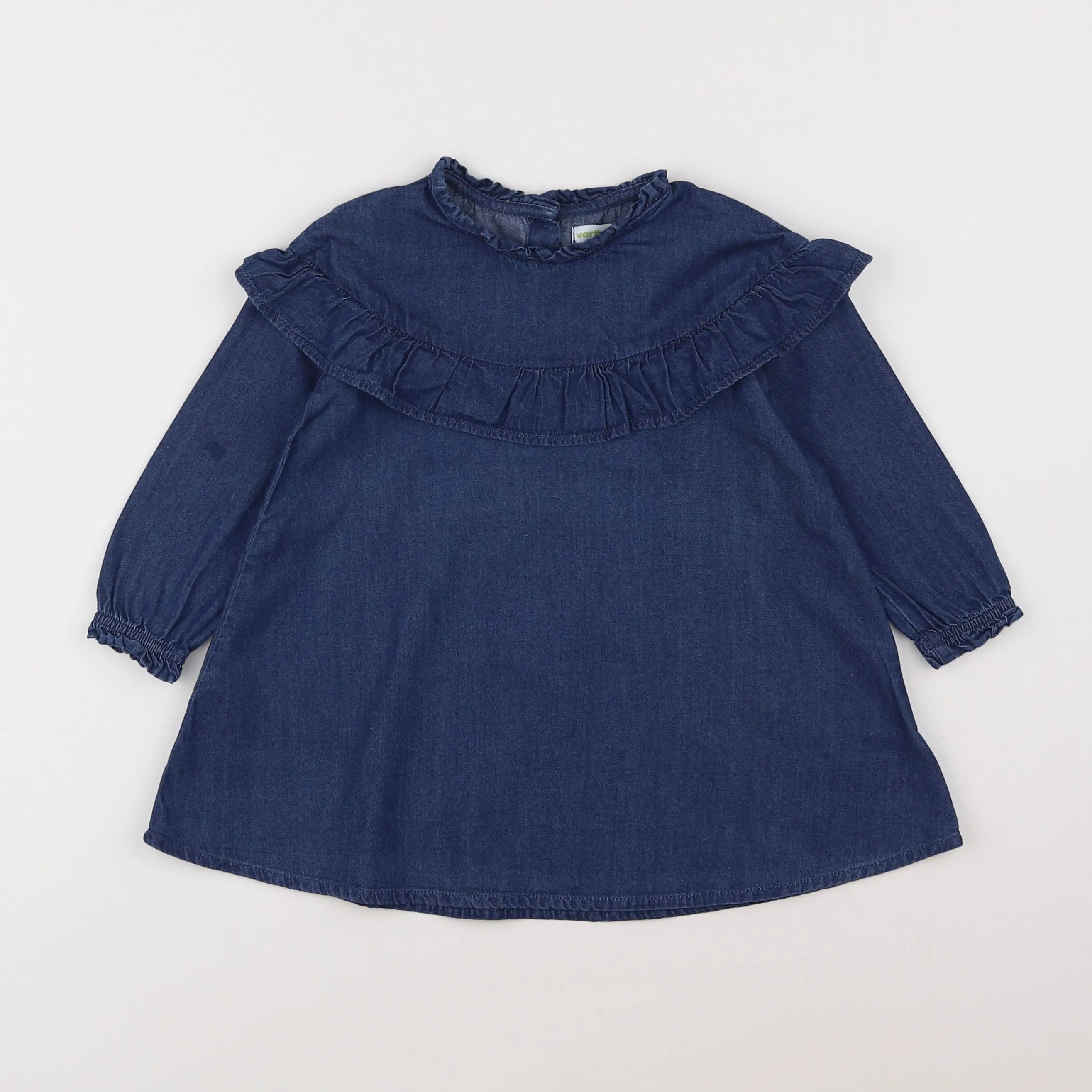 Vertbaudet - robe bleu - 2 ans