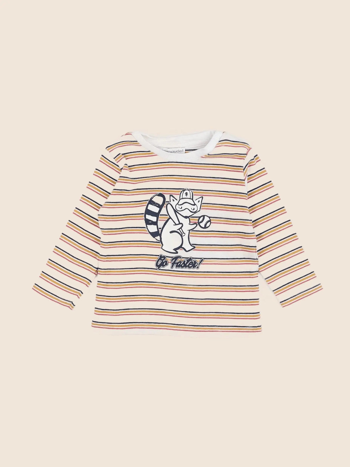 Vertbaudet - tee-shirt multicolore - 9 mois