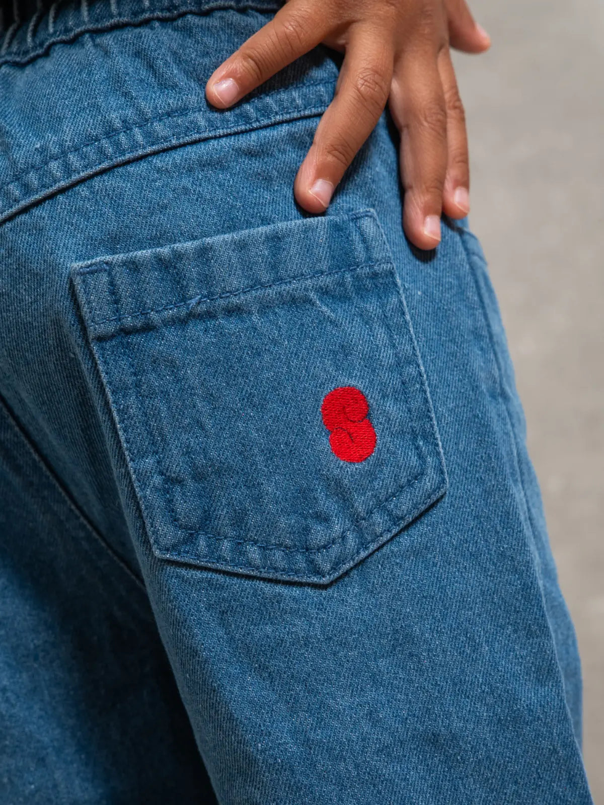 Le vrai denim Bleu