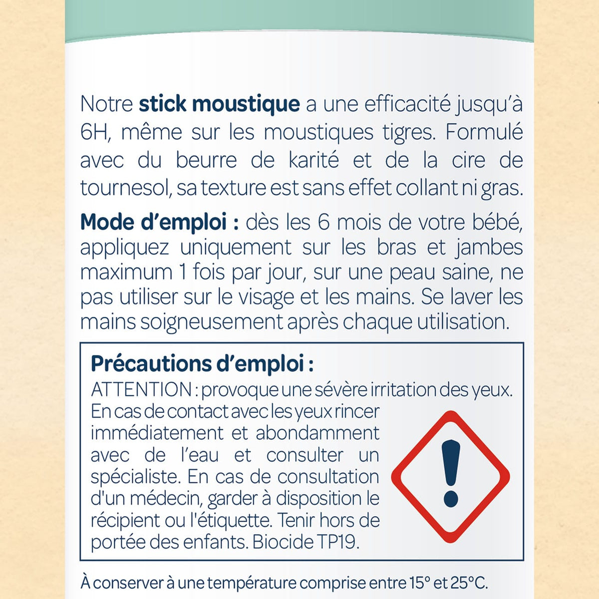 Stick moustique bébé