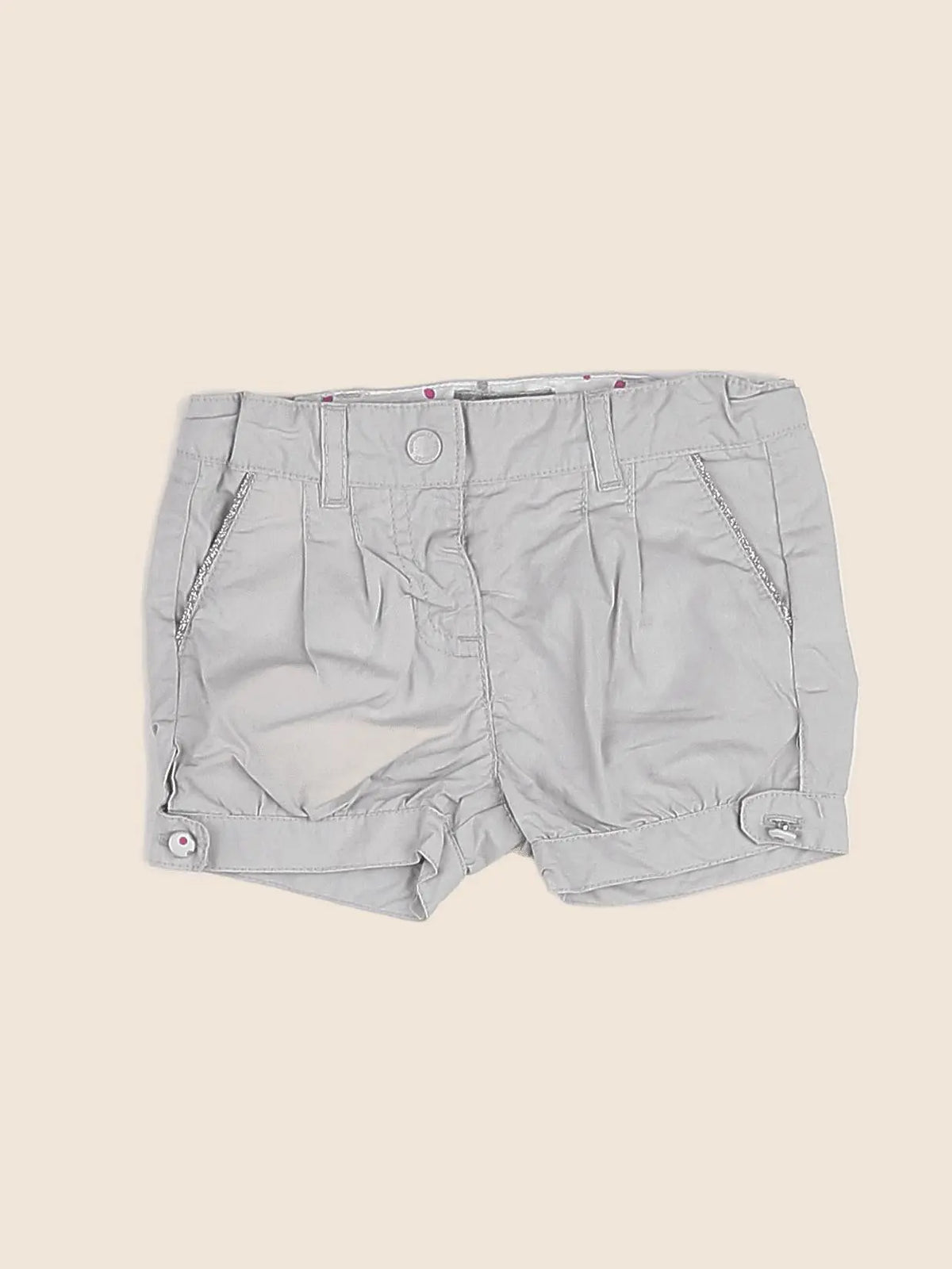 Vertbaudet - short gris - 6 mois