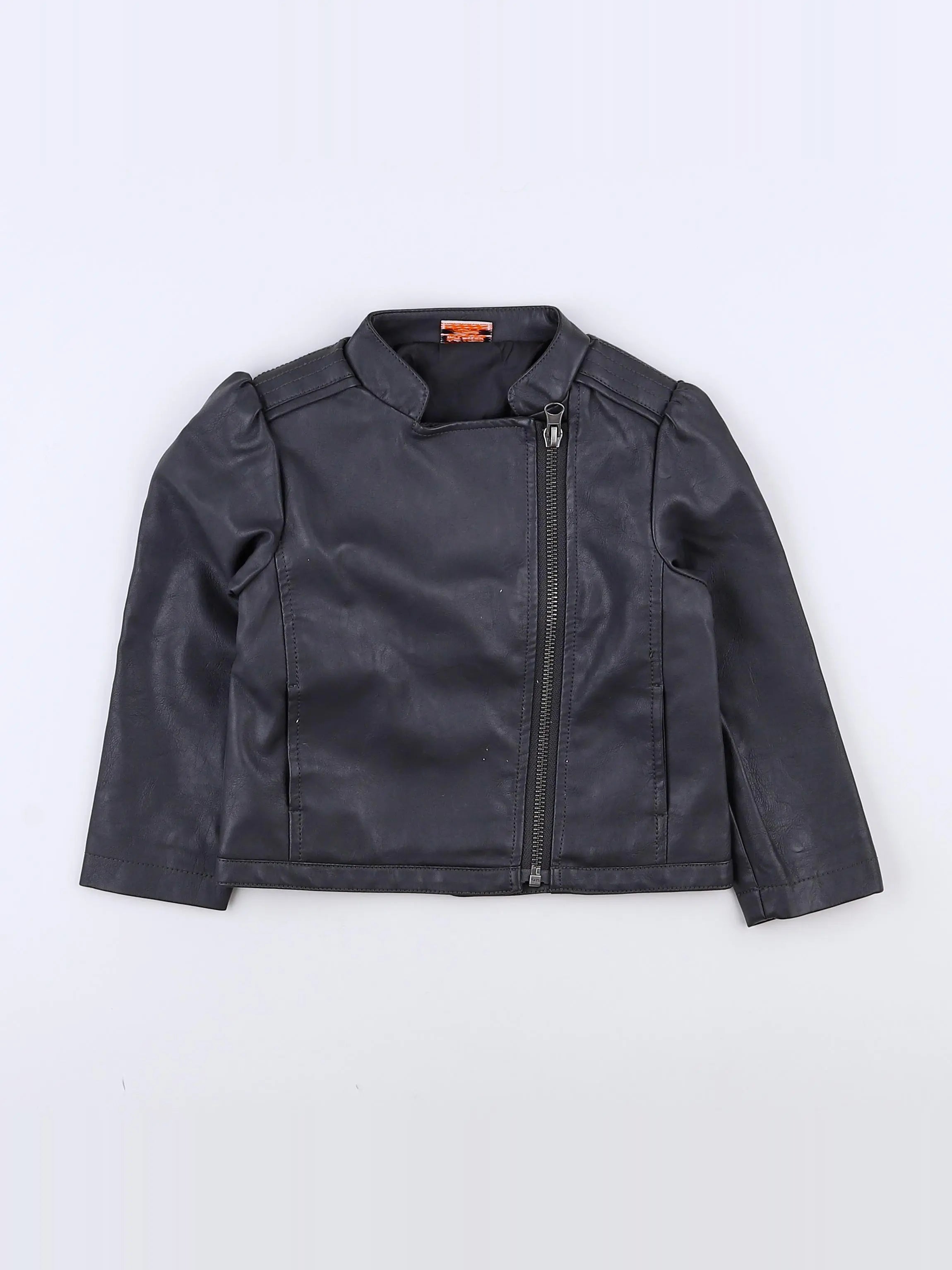 Tape à l'oeil - veste simili cuir gris - 2 ans