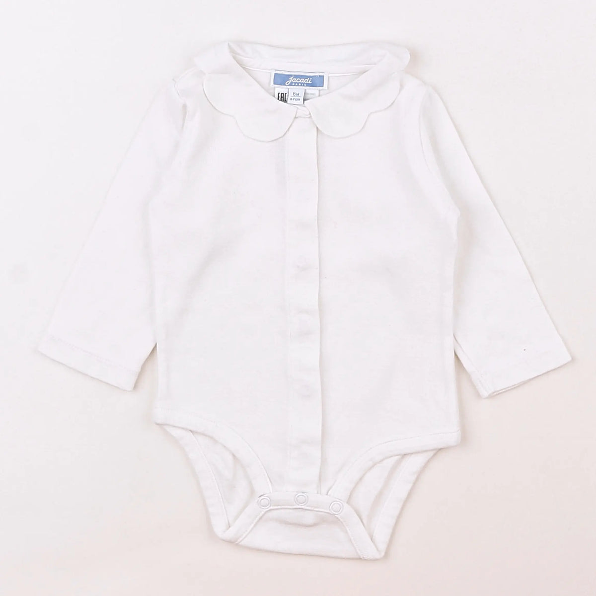 Jacadi - body vetement blanc - 6 mois