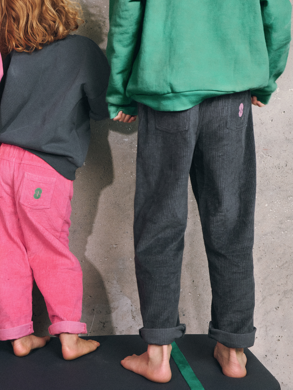 Le pantalon velours ardoise