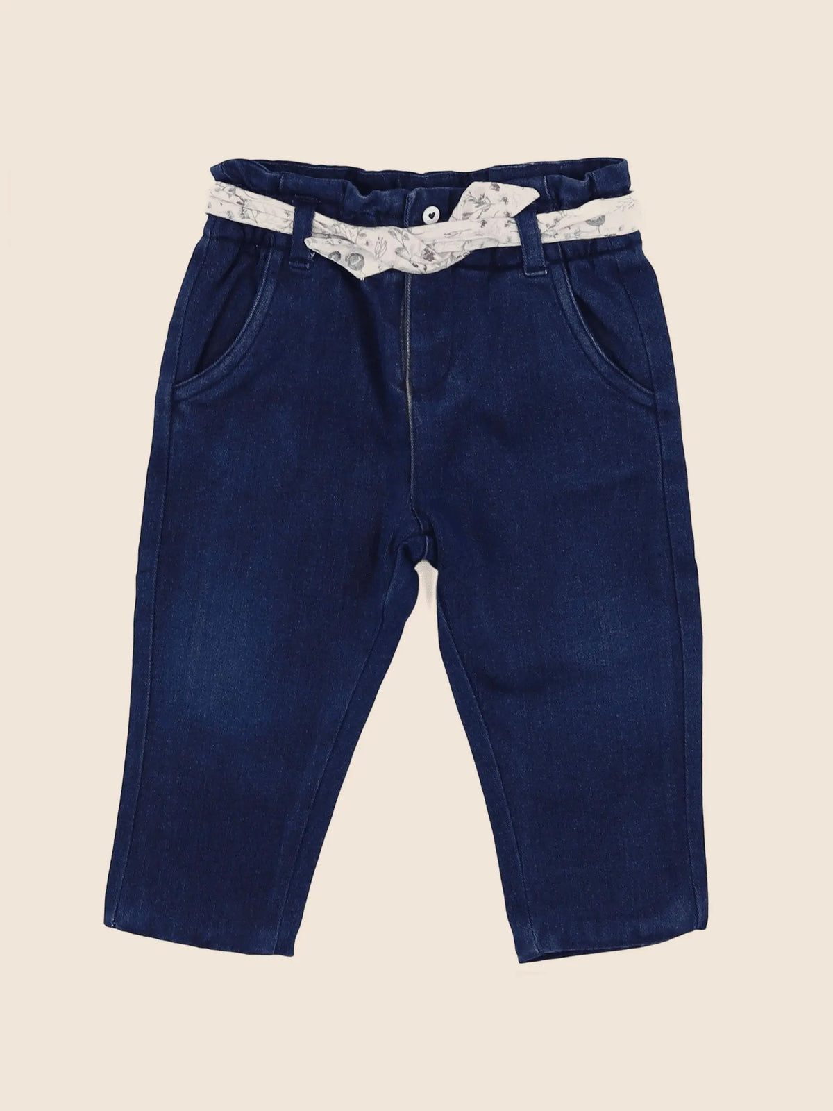 Vertbaudet - jean bleu - 9 mois
