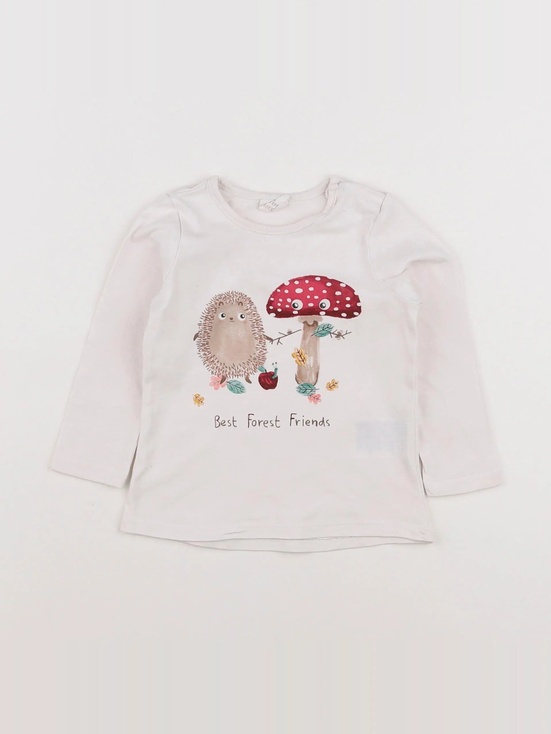 H&M - tee-shirt blanc - 6 mois