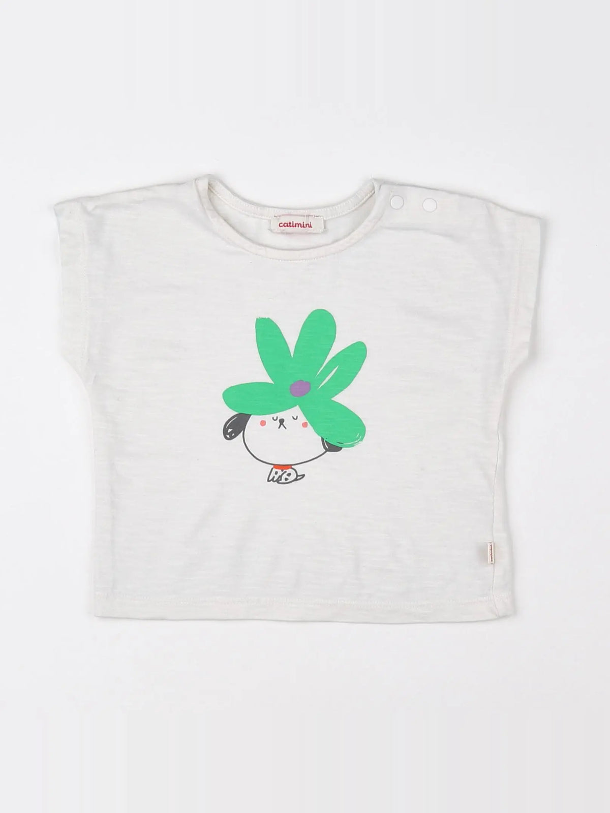 Catimini - tee-shirt beige - 9 mois
