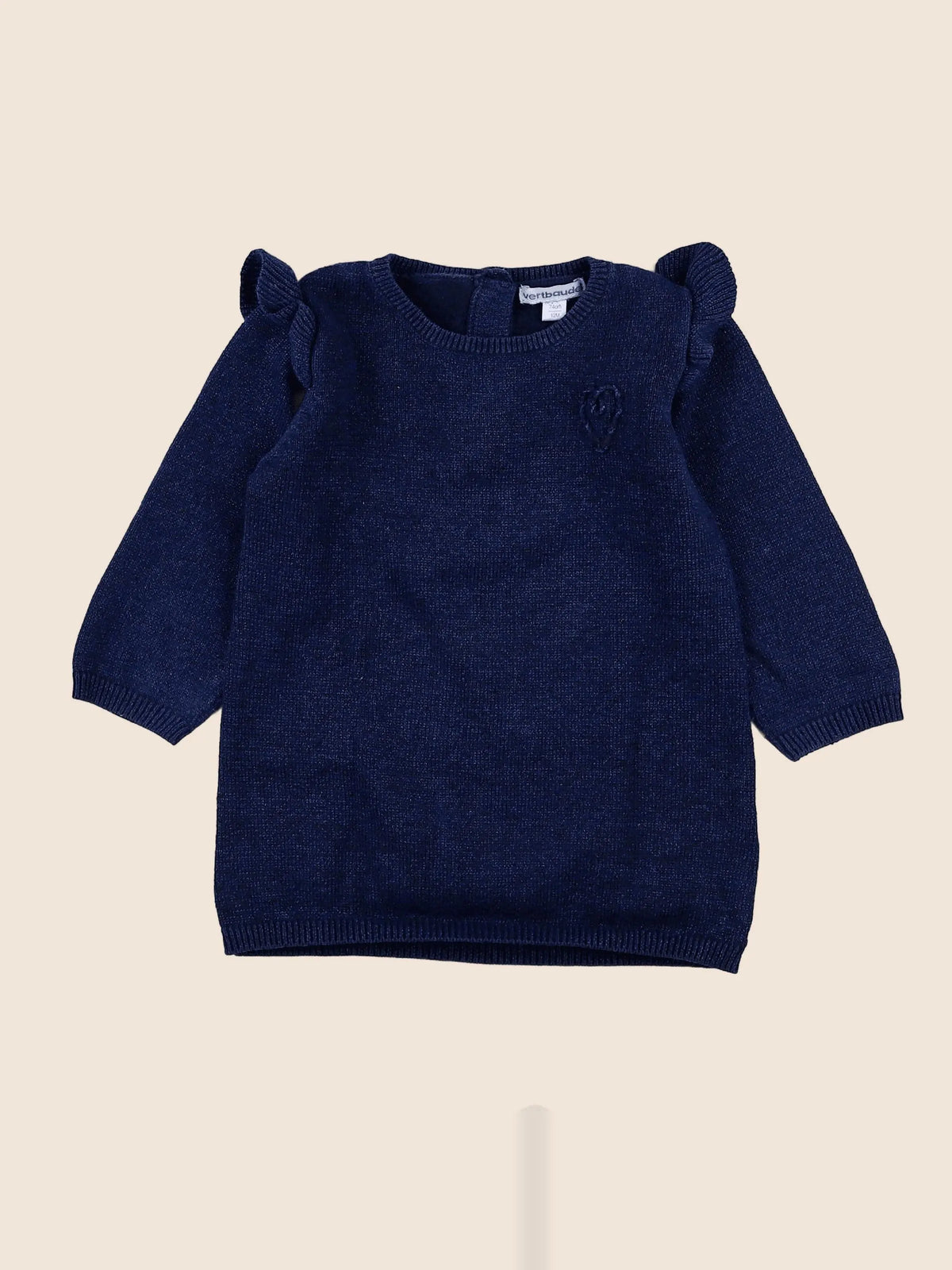 Vertbaudet - robe bleu - 12 mois