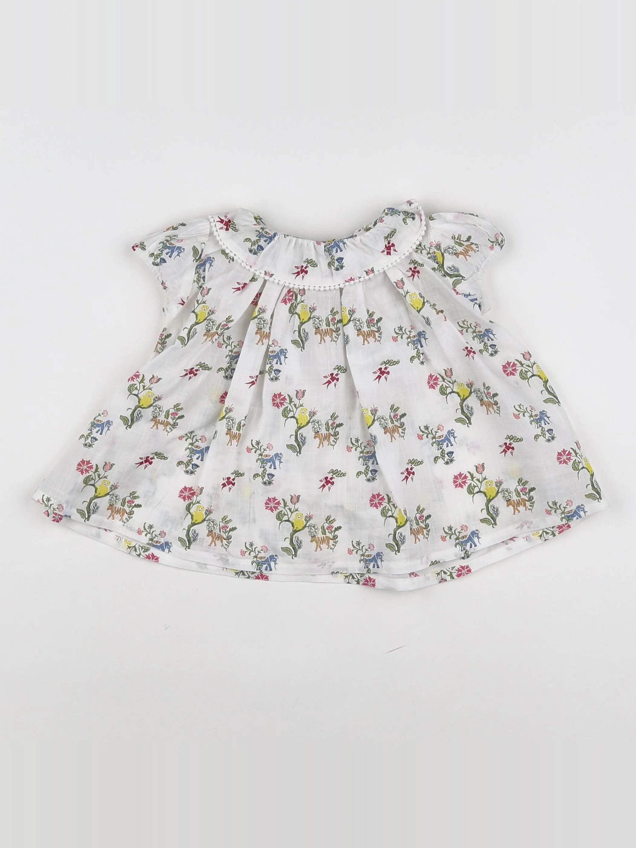 Boutchou - blouse blanc - 9 mois