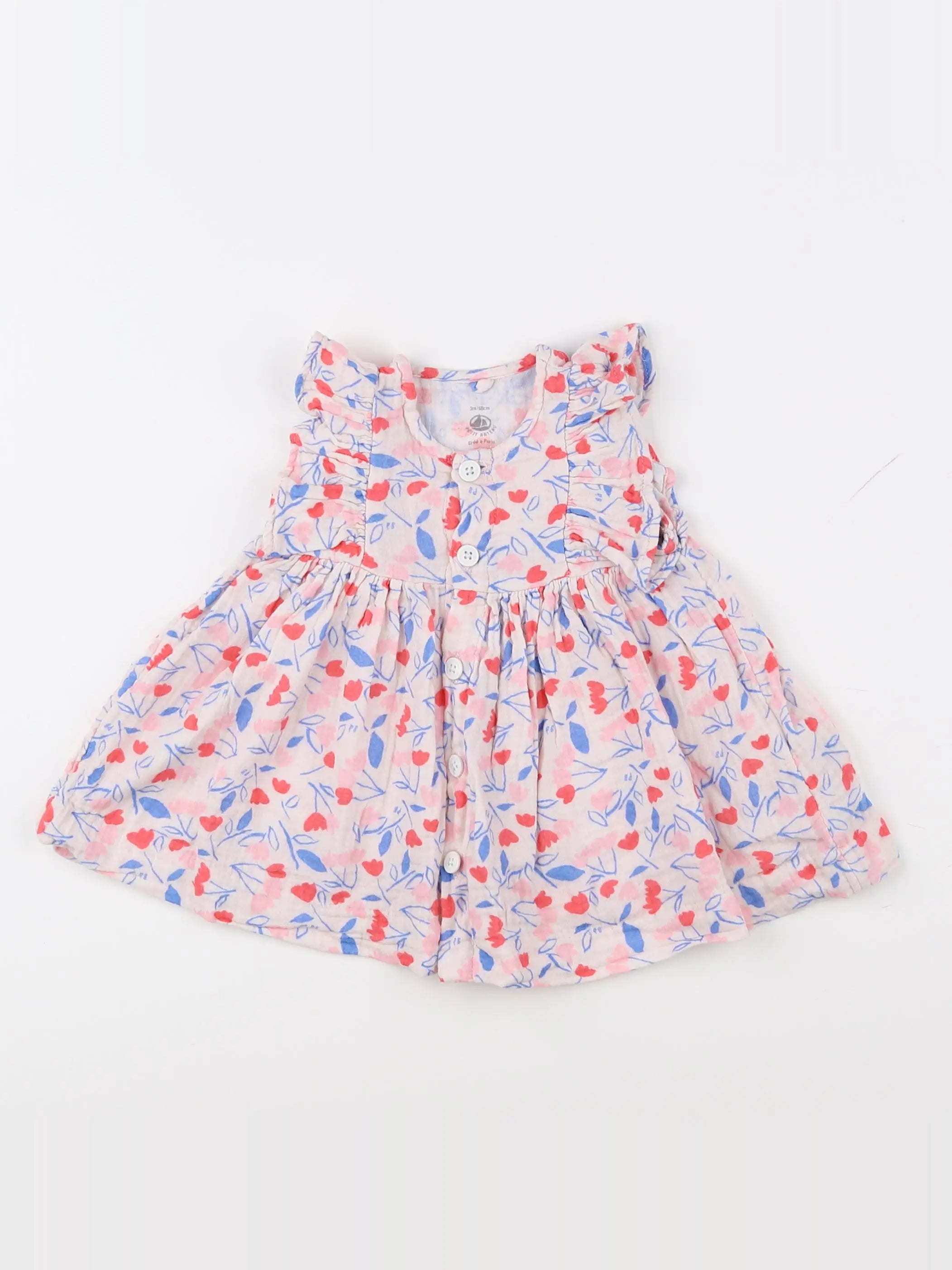 Tape à l'oeil - robe multicolore - 3 mois