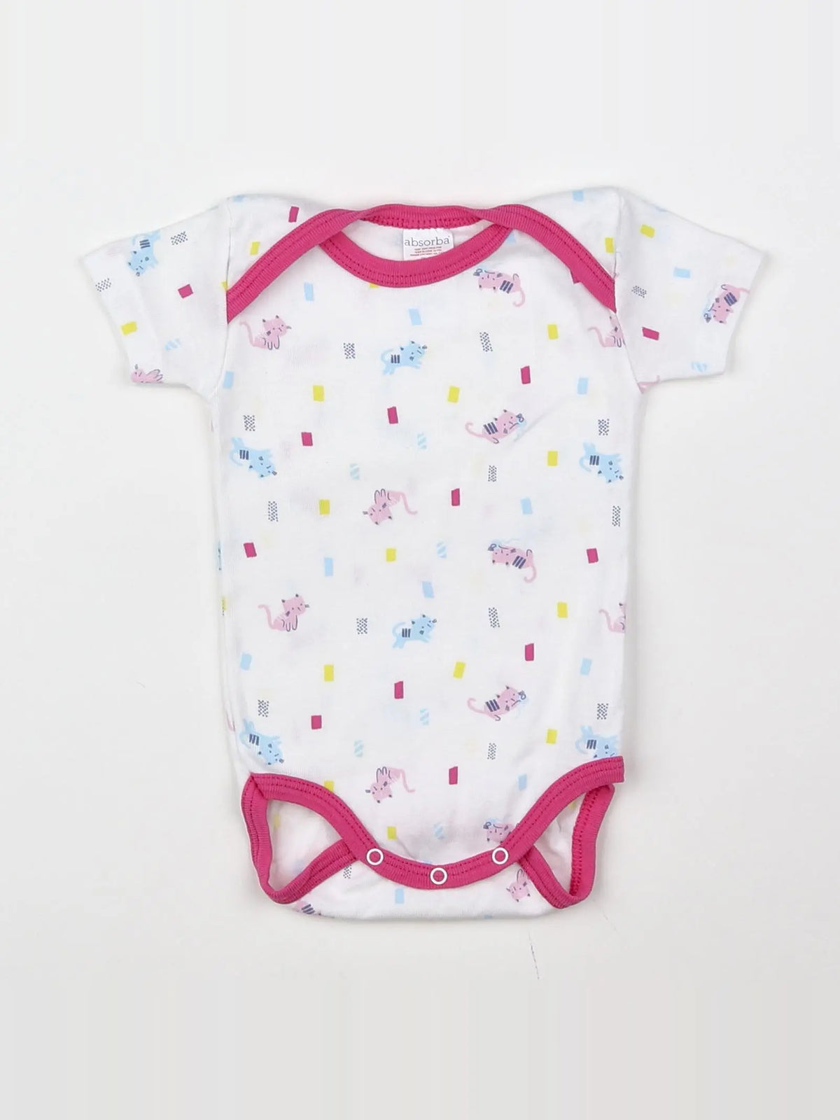 Absorba - body blanc - 6 mois