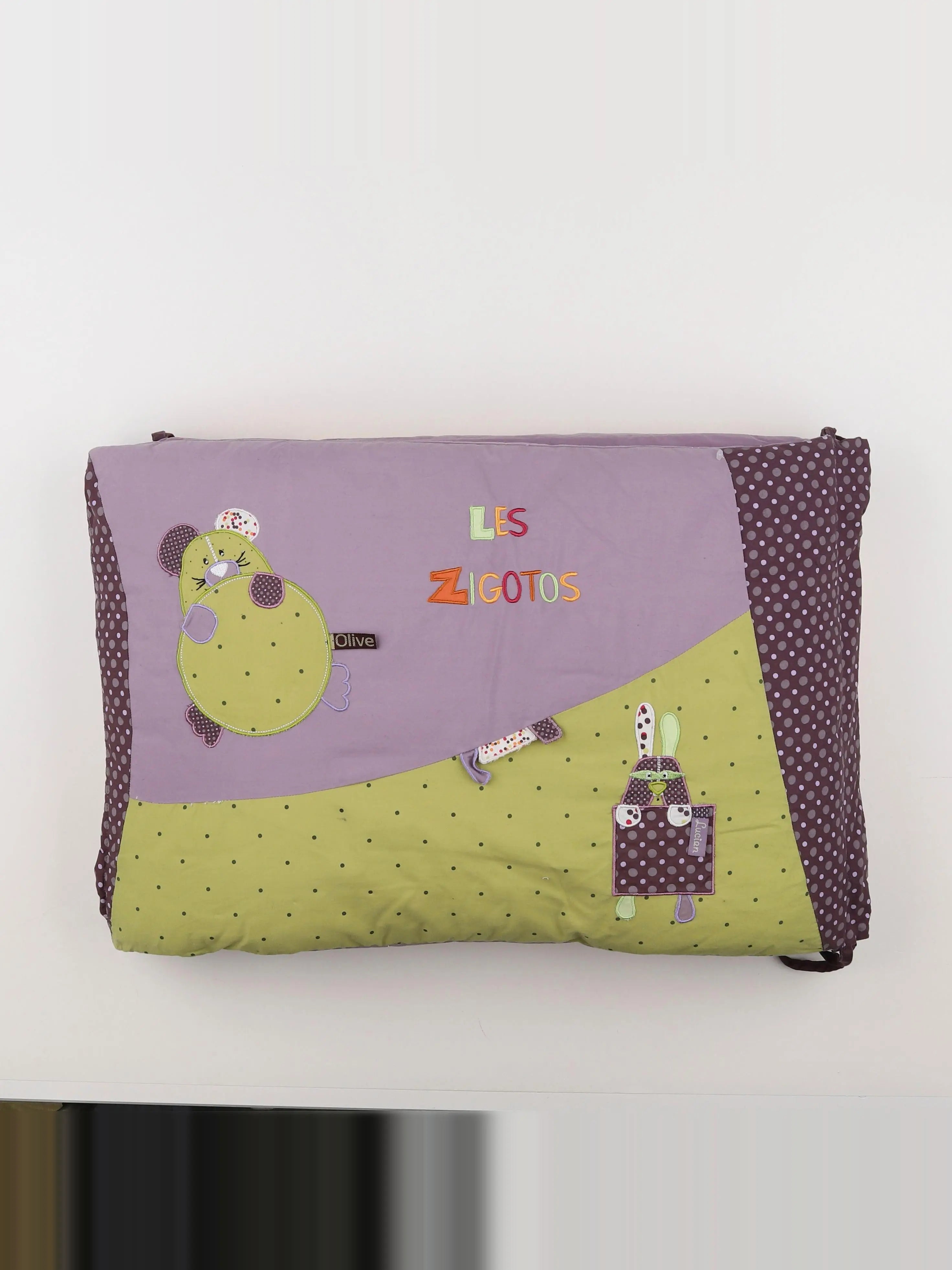 Sauthon - tour de lit violet -