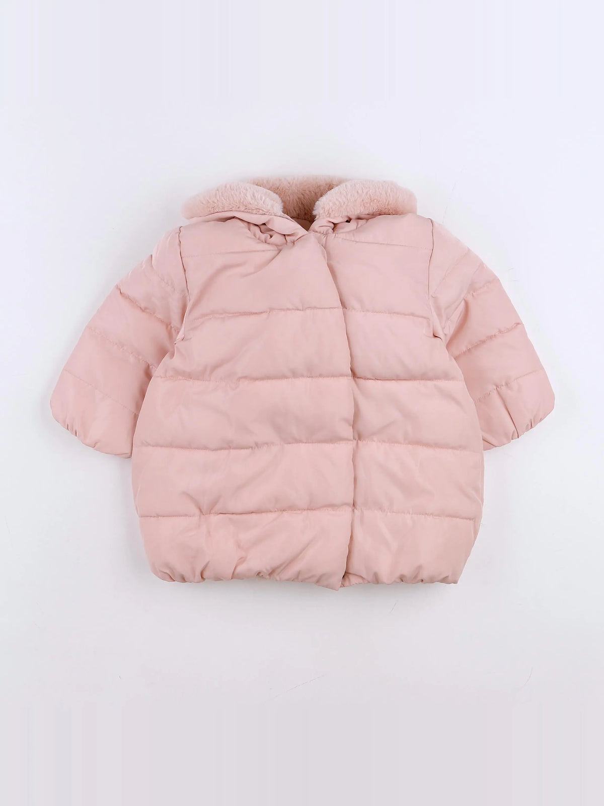 Vertbaudet - doudoune rose - 12 mois