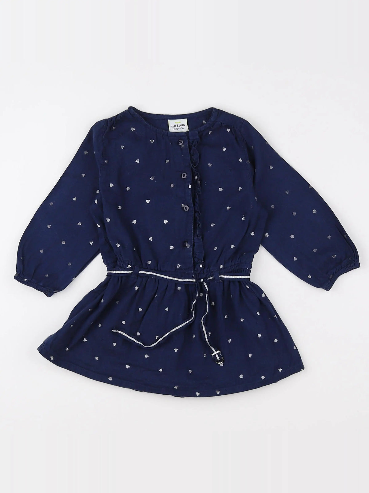 Tape à l'oeil - robe bleu - 18 mois