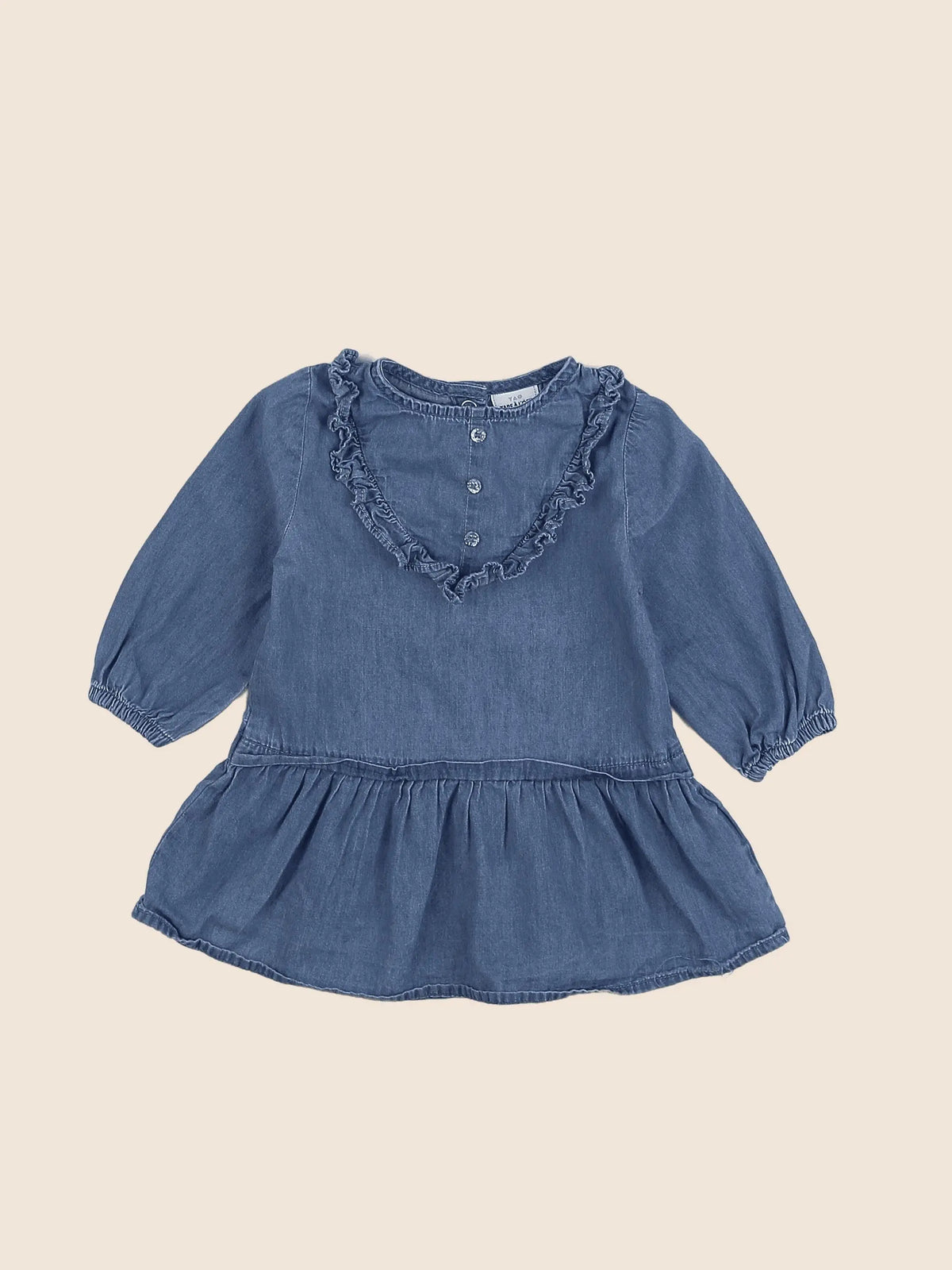 Tape à l'oeil - robe bleu - 12 mois